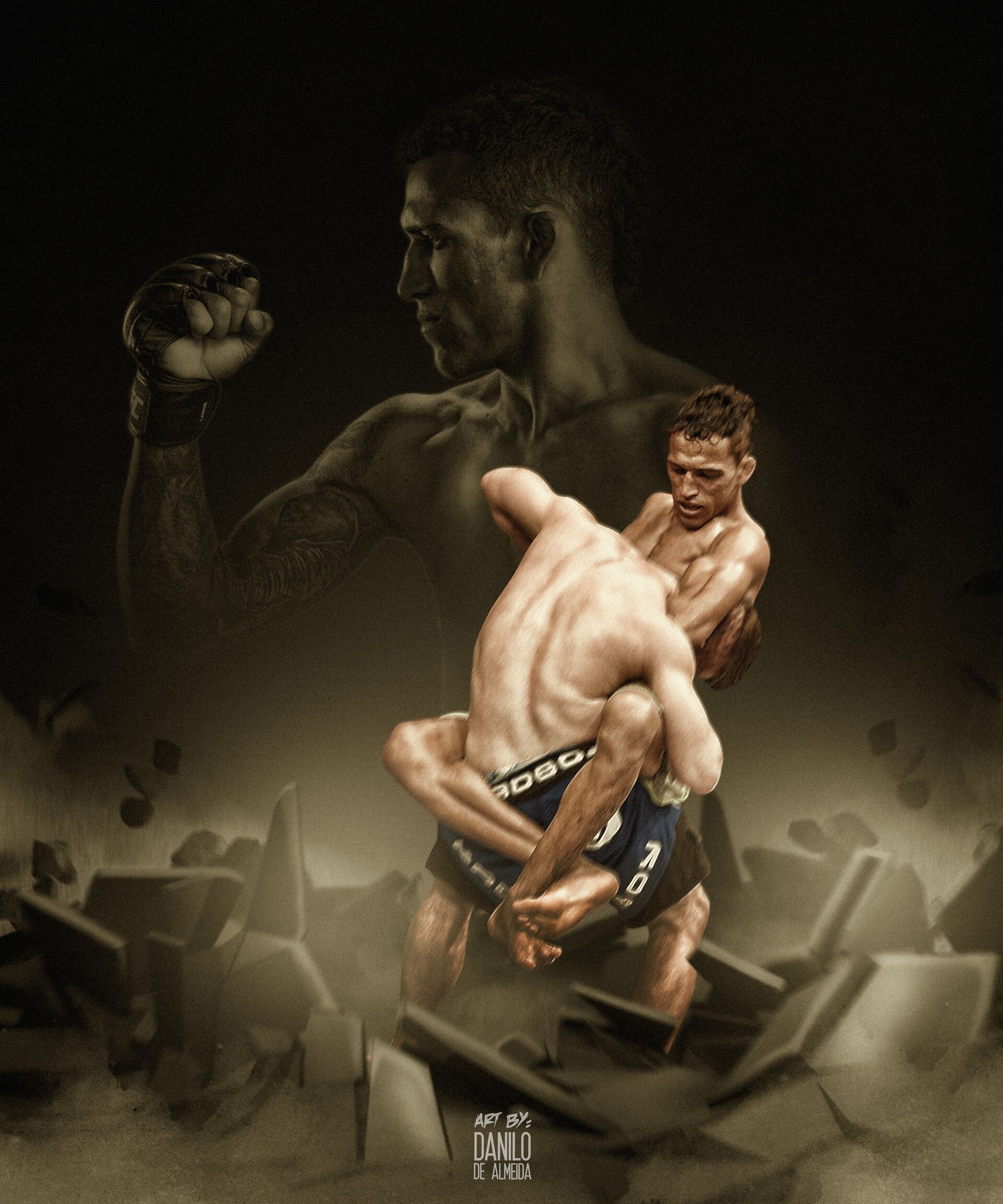 1920x2310 Danilo de Almeida - [UFC Fighters] Charles Do Bronx, Phone