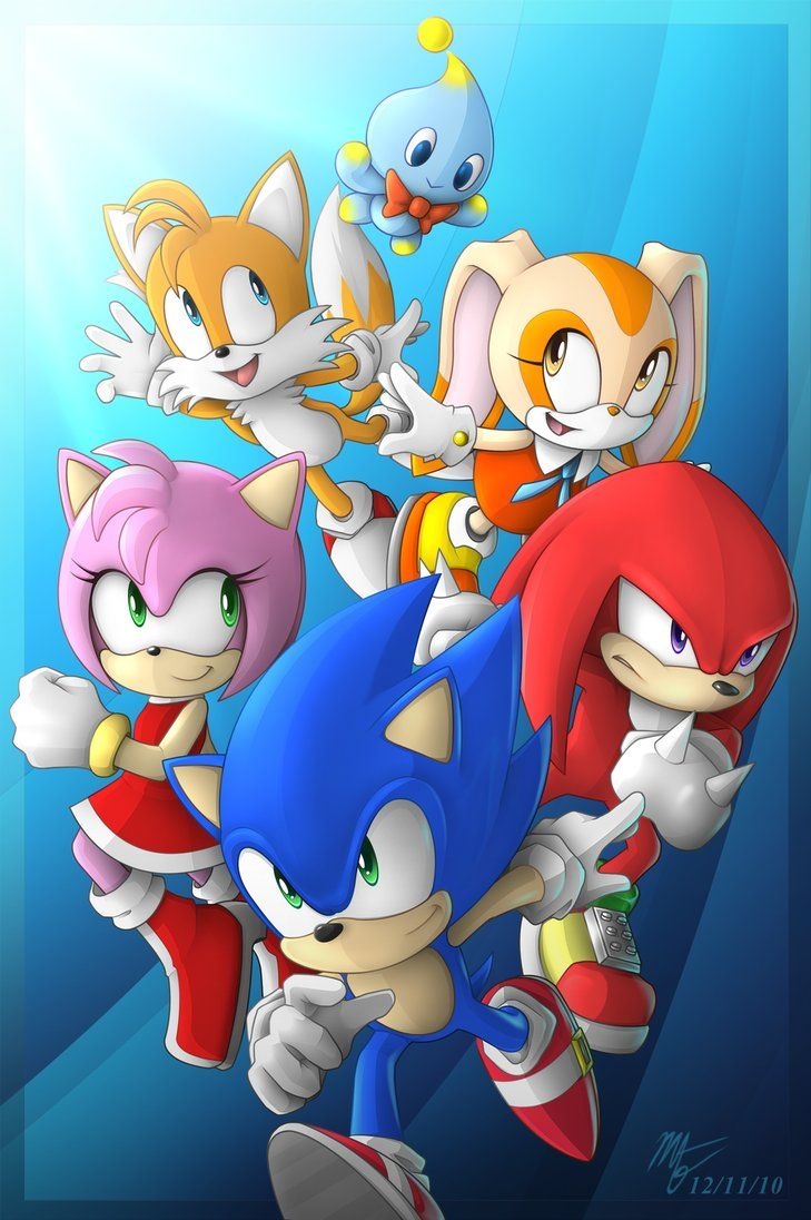 730x1100 Sonic and Friends. Sonic, Sonic heroes, Sonic, Phone