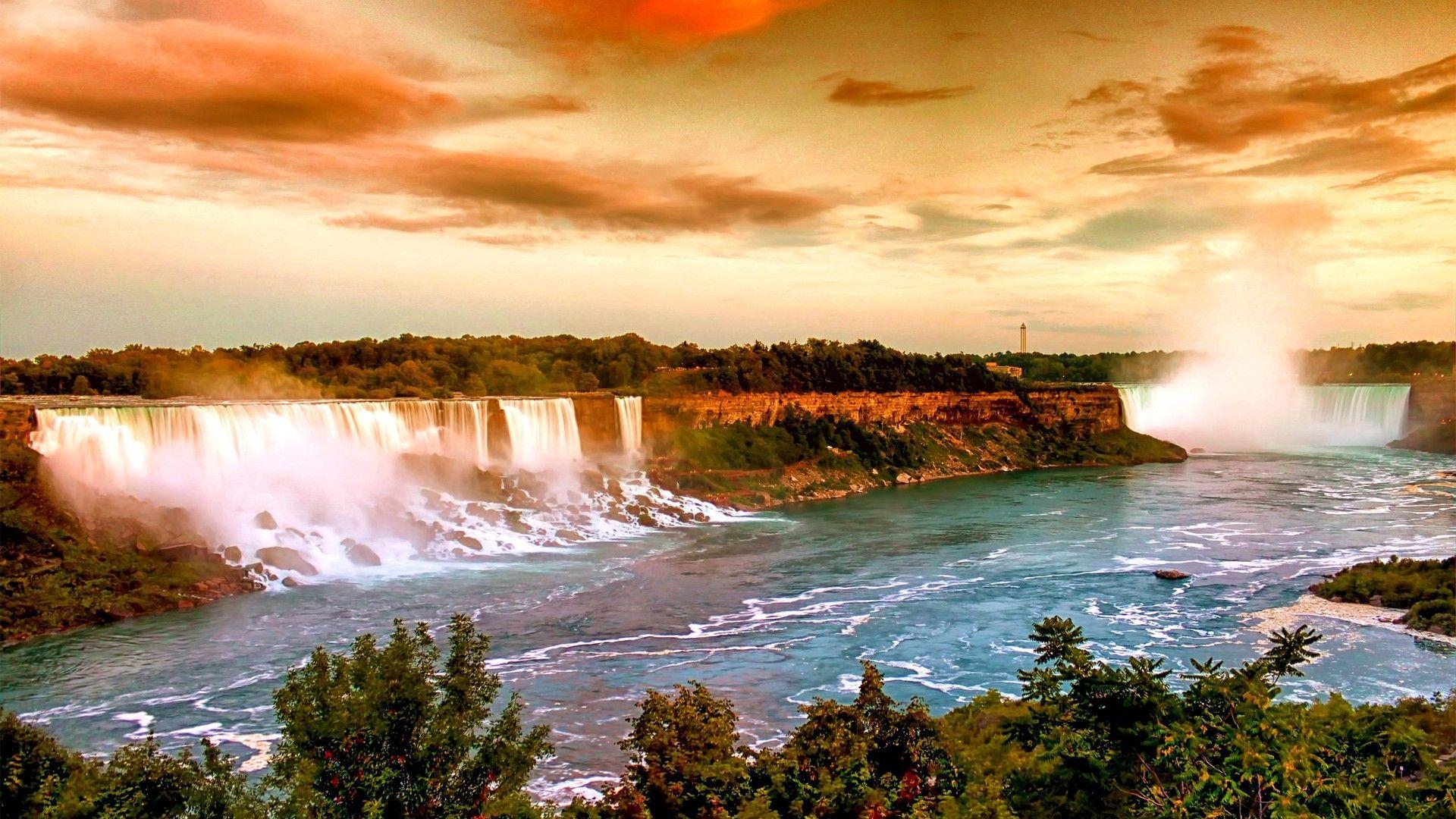 1920x1080 Usa new york city niagara falls waterfalls wallpaper, Desktop