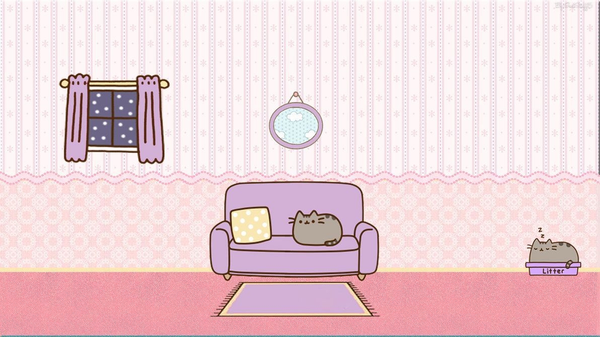 1200x670 Pusheen Cat Wallpaper By GirlStuff15. Cat wallpaper, Pusheen cat, Pusheen, Desktop