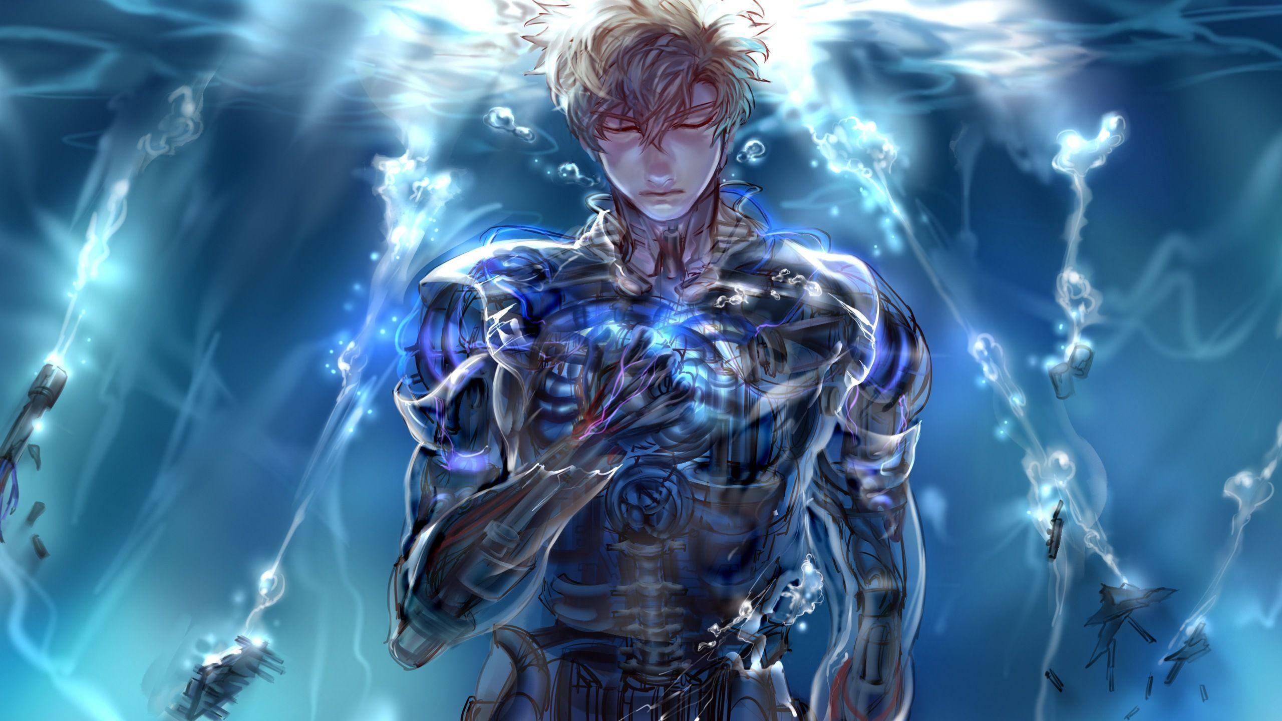 2560x1440 Genos (One Punch Man) HD Wallpaper, Desktop