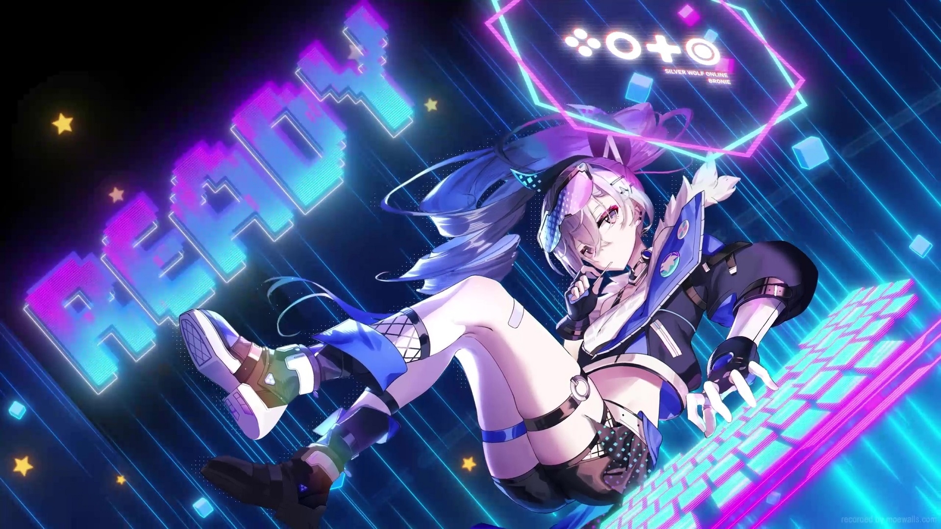 1920x1080 Arcade Silver Wolf Honkai: Star Rail Live Wallpaper, Desktop