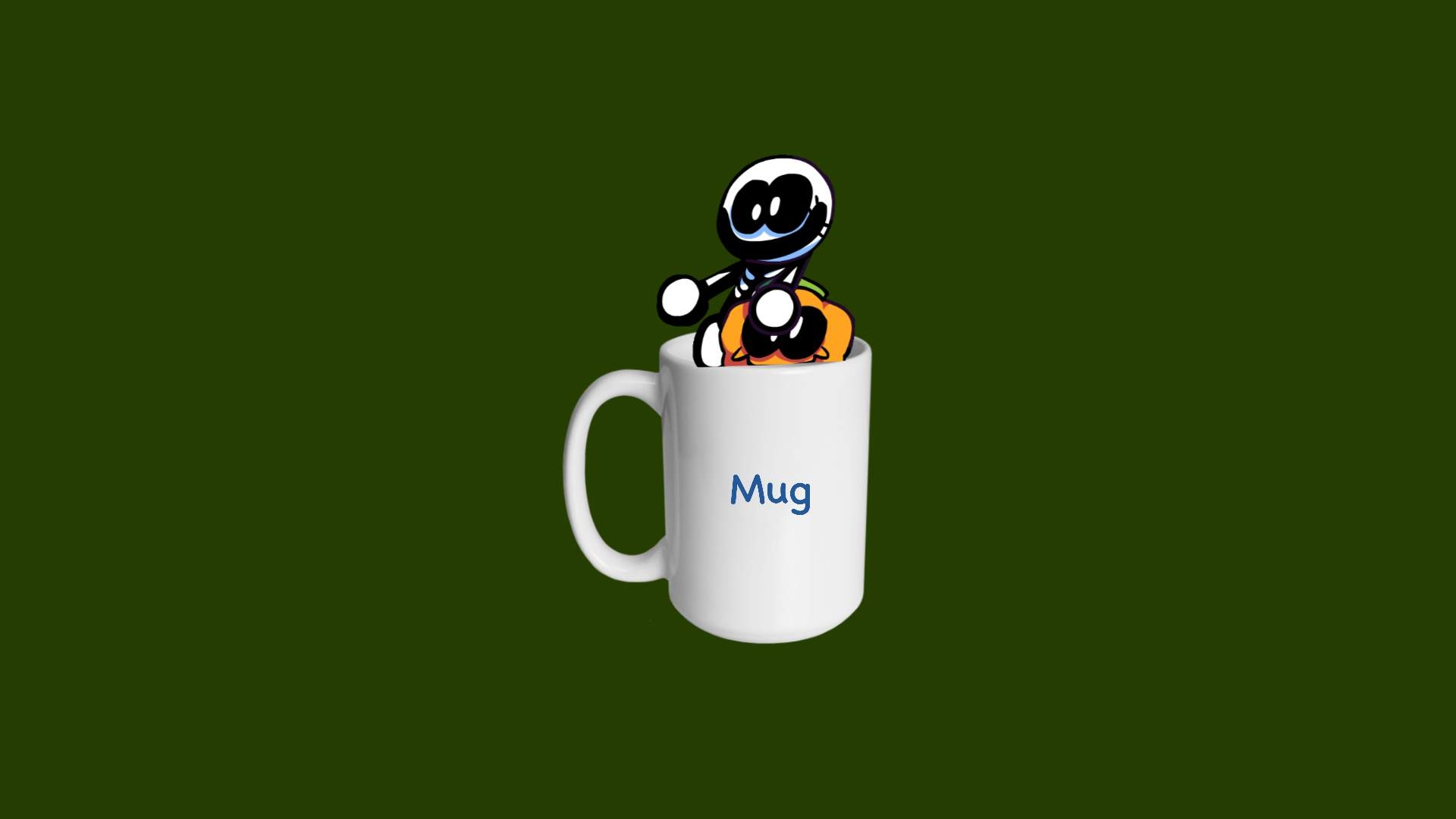 1920x1080 skid and pump mug. Sr. Pelo! Amino, Desktop