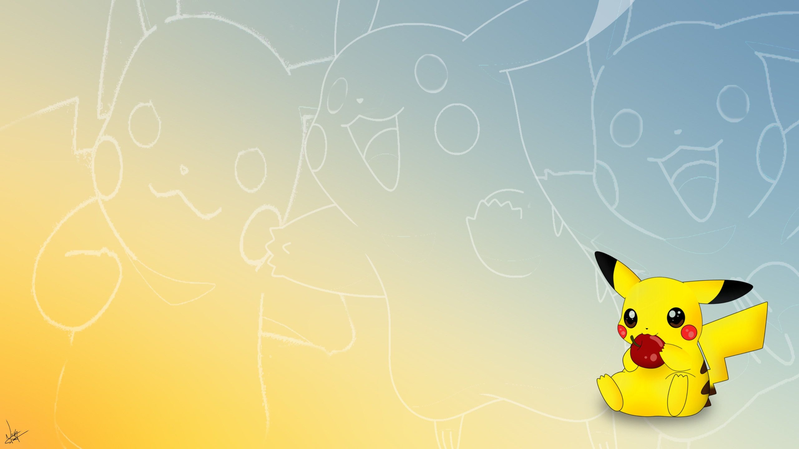 2560x1440 Pikachu HD, Desktop