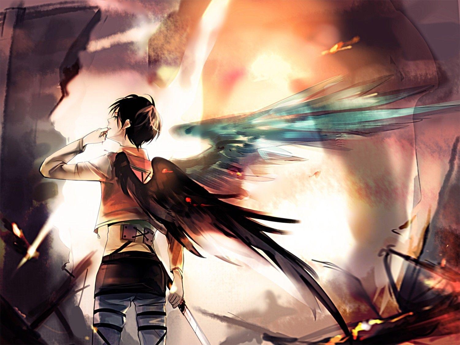 1500x1130 Boys paintwork shingeki no kyojin eren jaeger wallpaper, Desktop