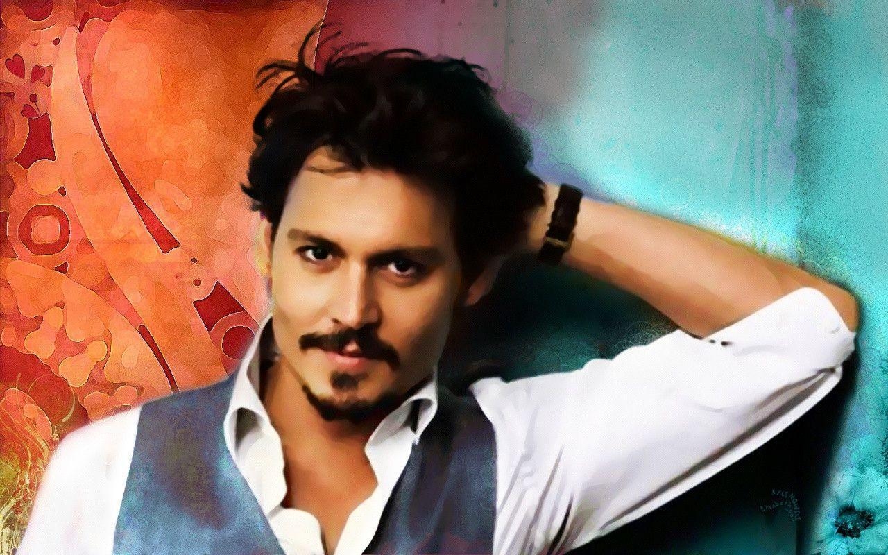 1280x800 Johnny Depp Short Hair Art. Free Download Wallpaper, Desktop