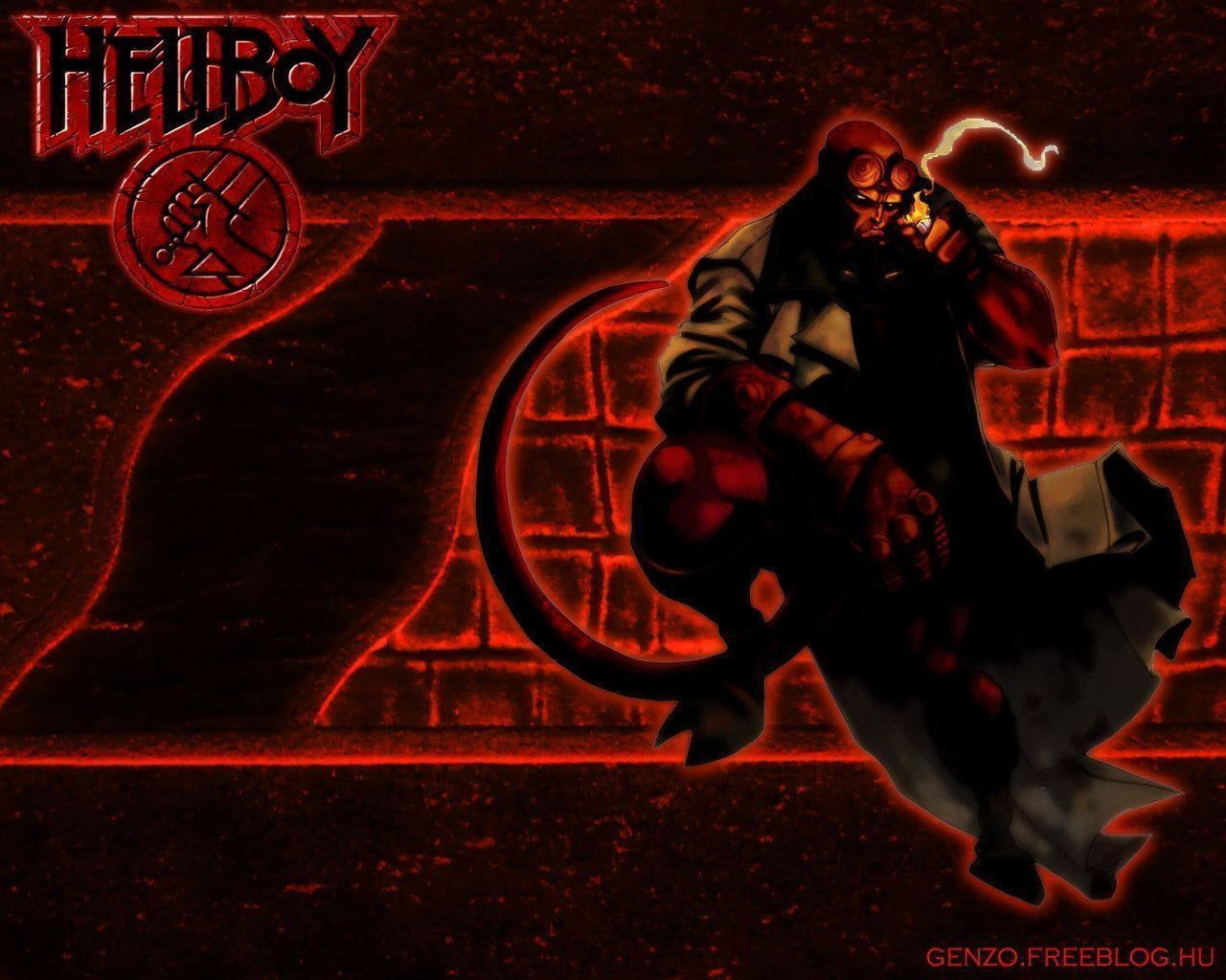 1280x1030 image For > Hellboy Wallpaper Logo, Desktop