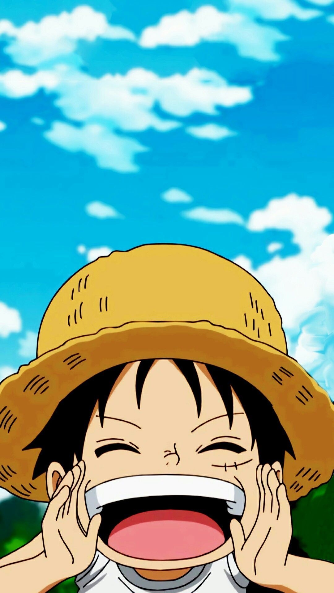 1080x1920 Cute Luffy One Piece Wallpaper Free HD Wallpaper, Phone