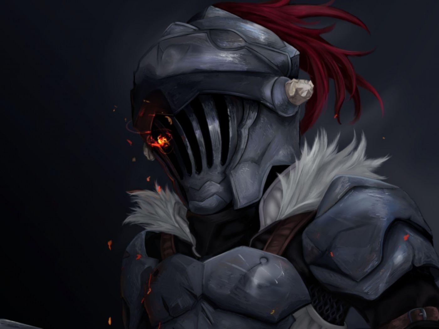 1400x1050 Download  wallpaper anime, goblin slayer, soldier, armour, Desktop