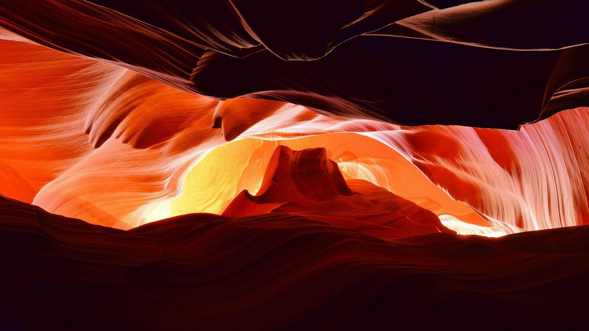 2050x1160 Antelope Canyon HD Wallpaper and Background Image, Desktop