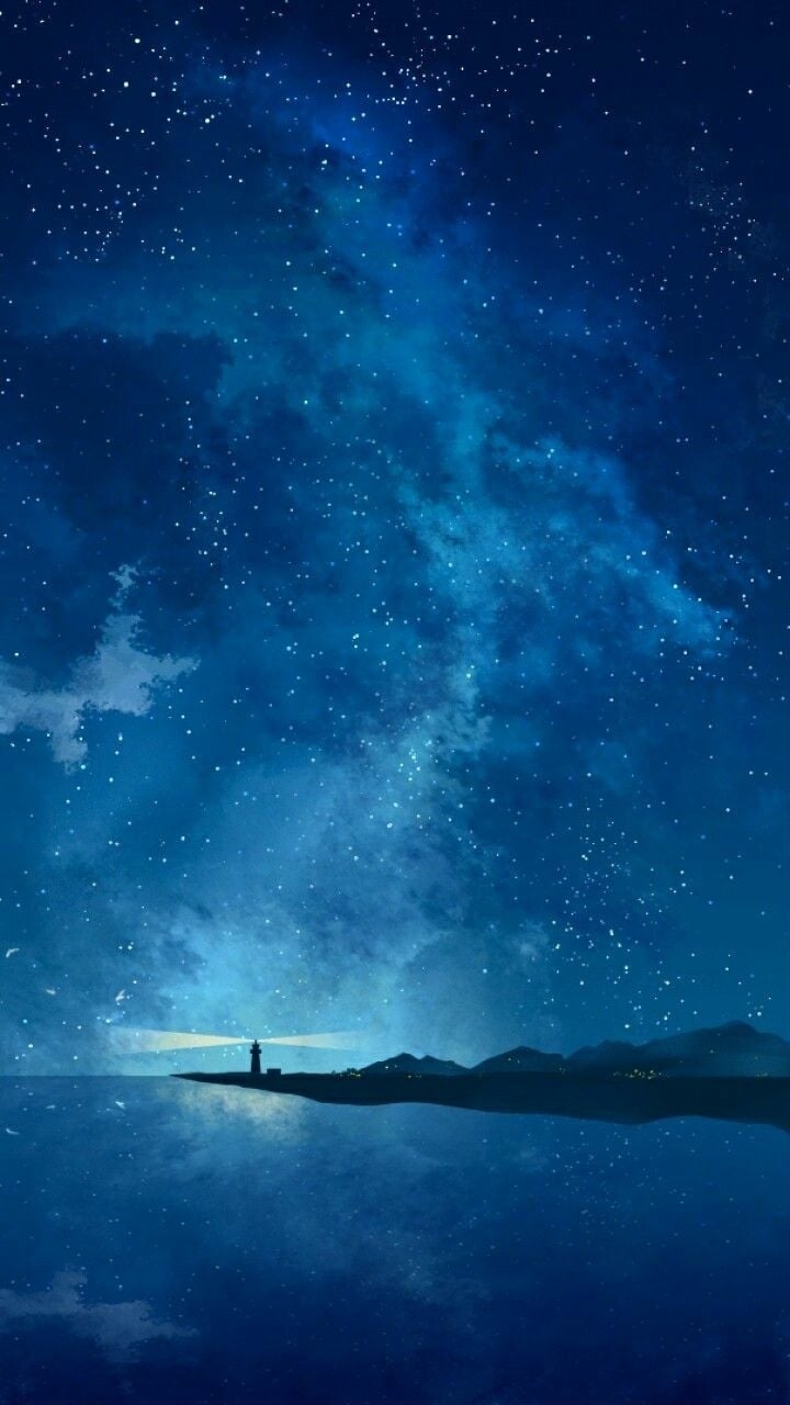 720x1280 Best iPhone X Wallpaper (background) HD 4k. FunMary. Night sky wallpaper, Scenery wallpaper, Anime scenery, Phone