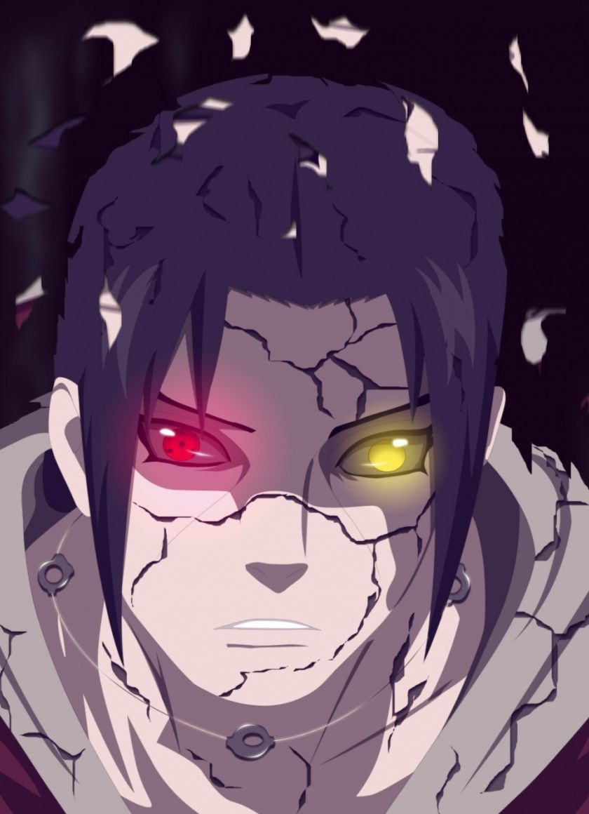 840x1160 Download Naruto, warrior, colored eyes, anime, Itachi wallpaper, 840x iPhone iPhone 4S, iPod touch, Phone