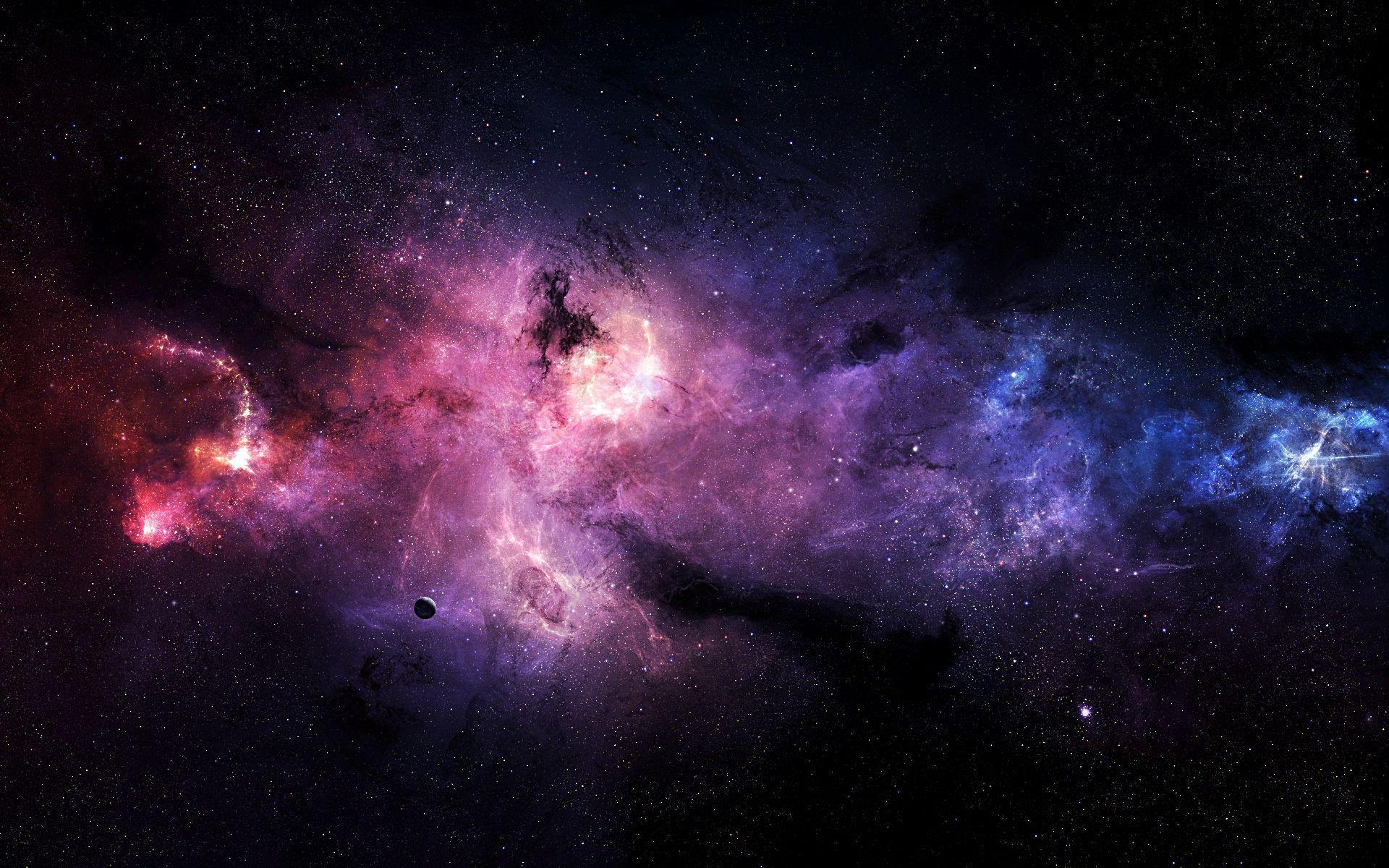 1920x1200 Most Downloaded Purple Galaxy Wallpaper Full HD, Desktop