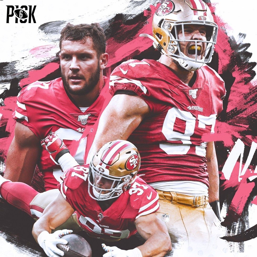 1080x1080 Nick Bosa San Fransisco 49ers Wallpaper. The Pick 6, Phone