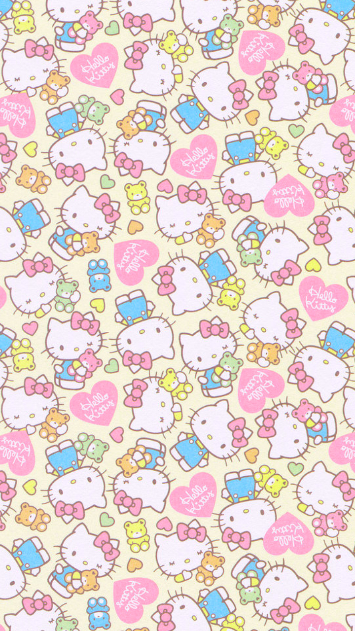 720x1280 animals, art, background, beautiful, beauty, cartoon, cute animals, drawing, fashion. Hello kitty background, Hello kitty wallpaper, Hello kitty iphone wallpaper, Phone