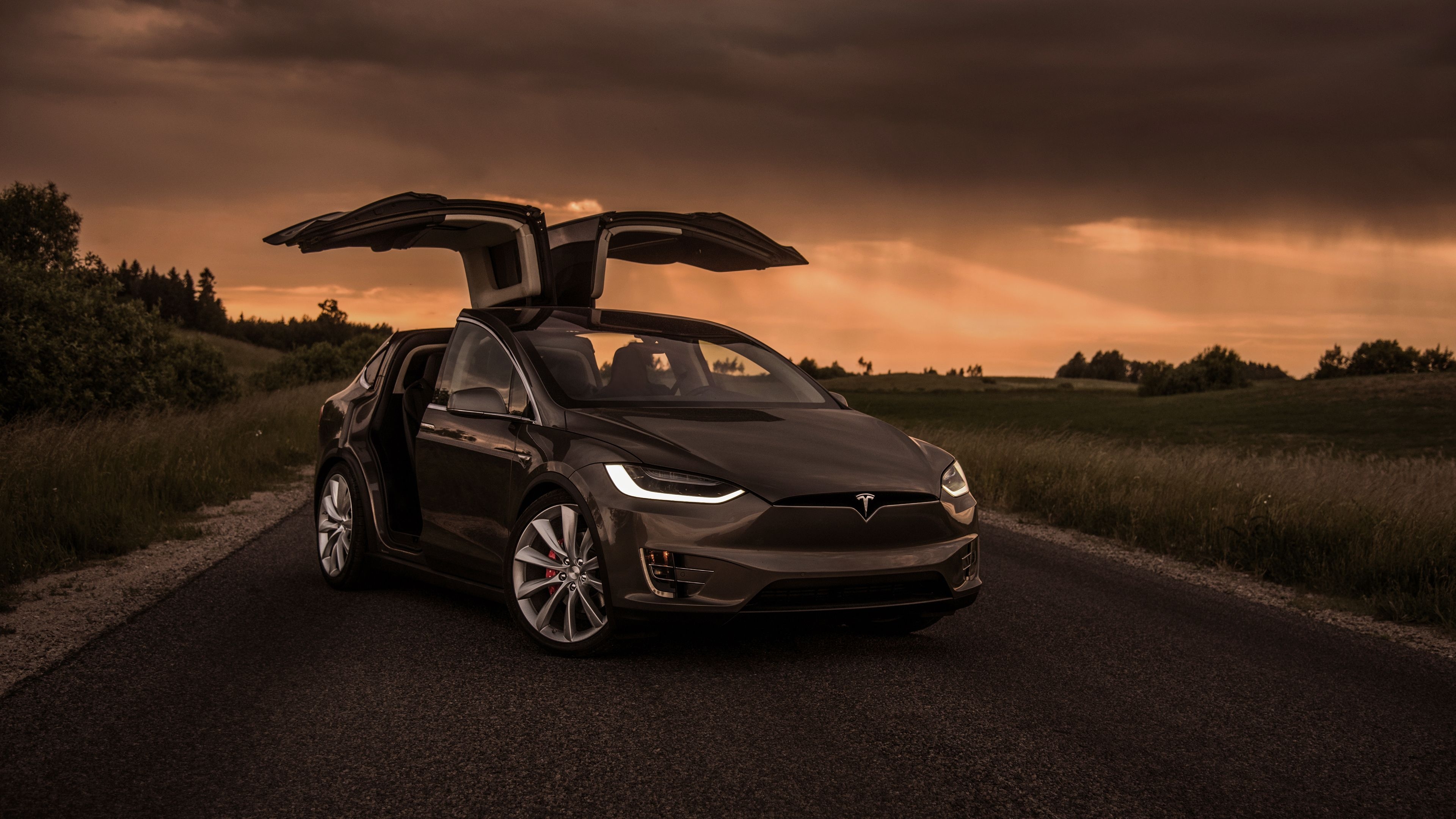 3840x2160 Tesla Model X Wallpaper 4k, Desktop