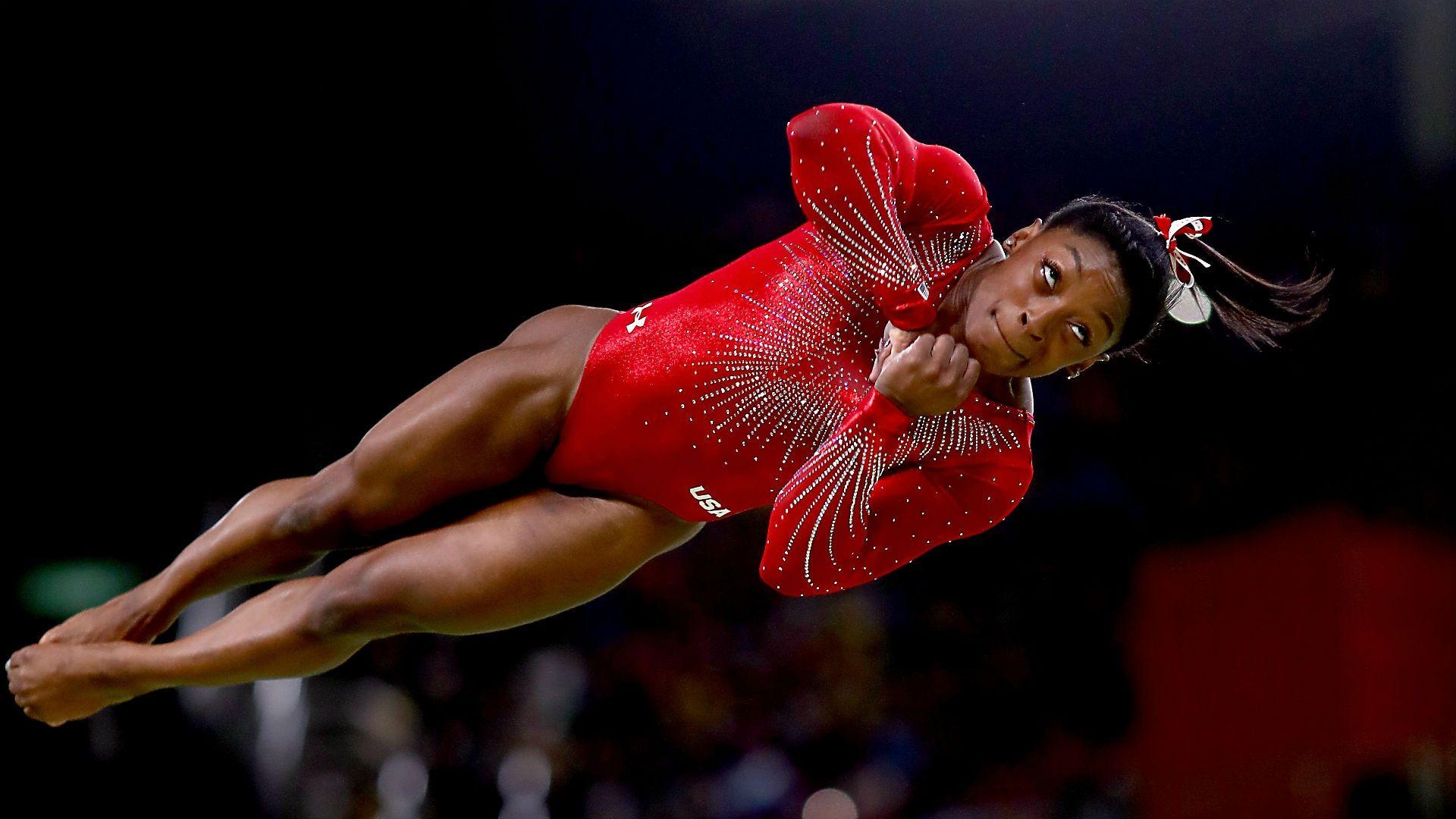 1920x1080 Rio Olympics 2016: Simone Biles wins gold medal in the vault, Desktop