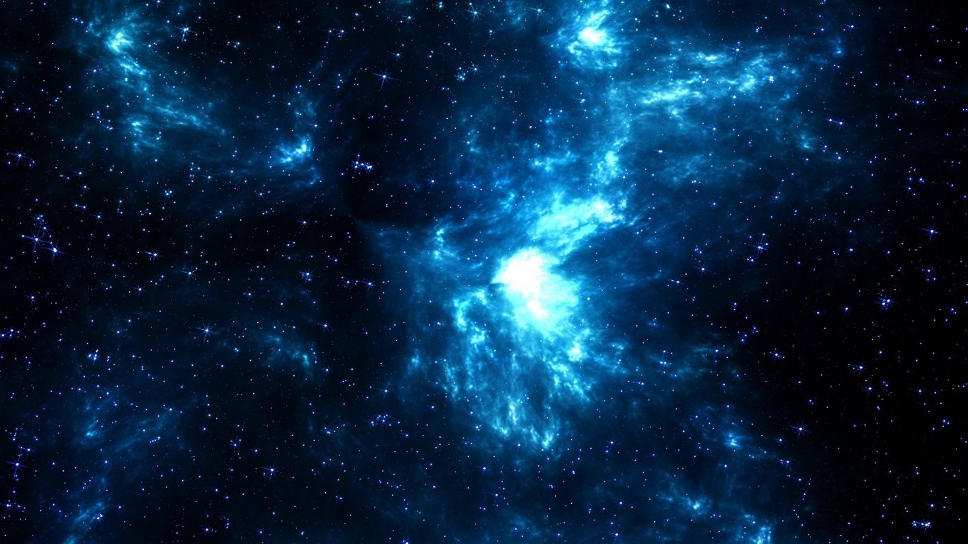 1370x770 Blue Galaxy Laptop Wallpaper Free Blue Galaxy Laptop Background, Desktop