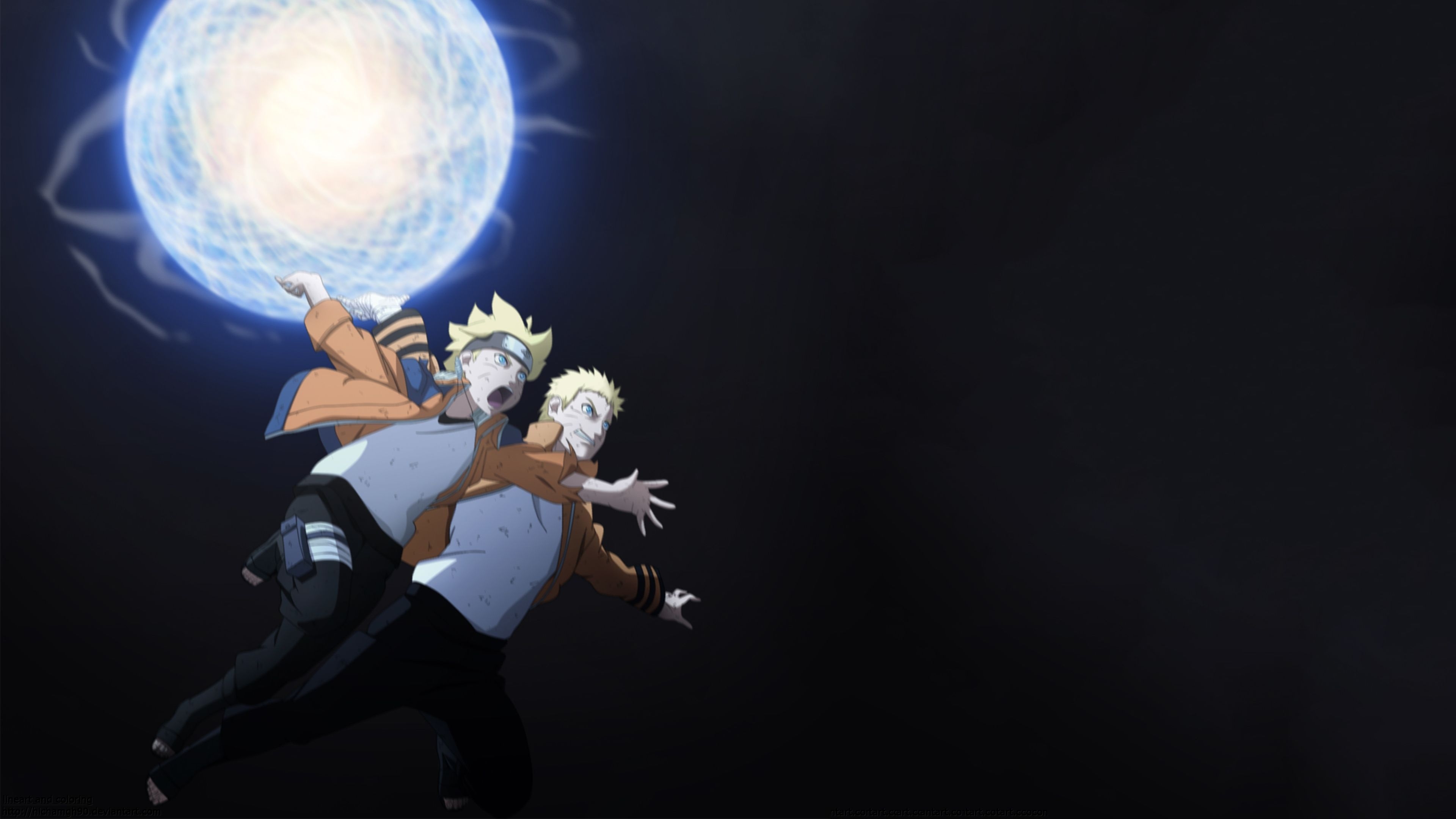 3840x2160 Naruto and Boruto Rasengan Boruto Anime 4K, Desktop