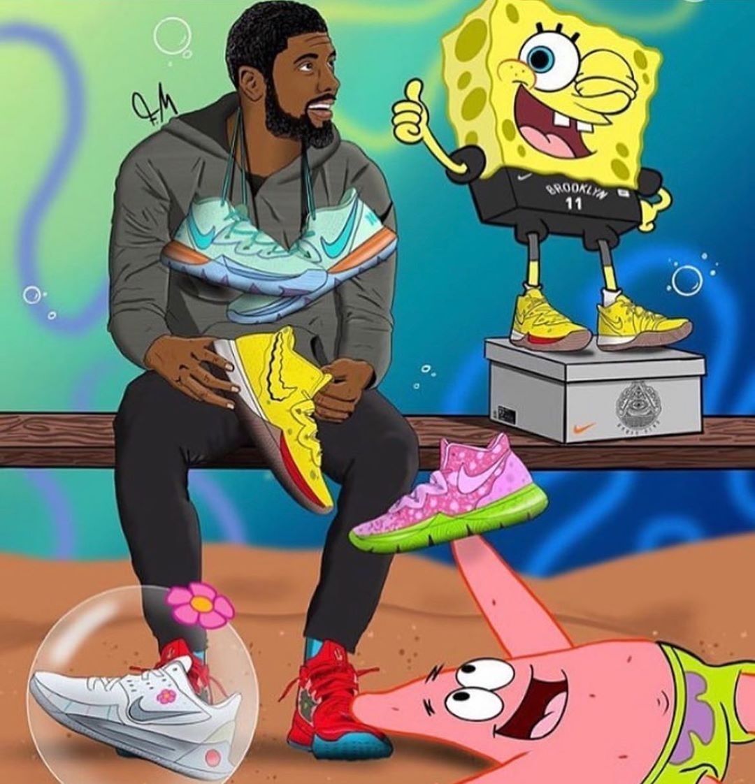 1080x1130 Kyrie Spongebob Fan Art, Phone