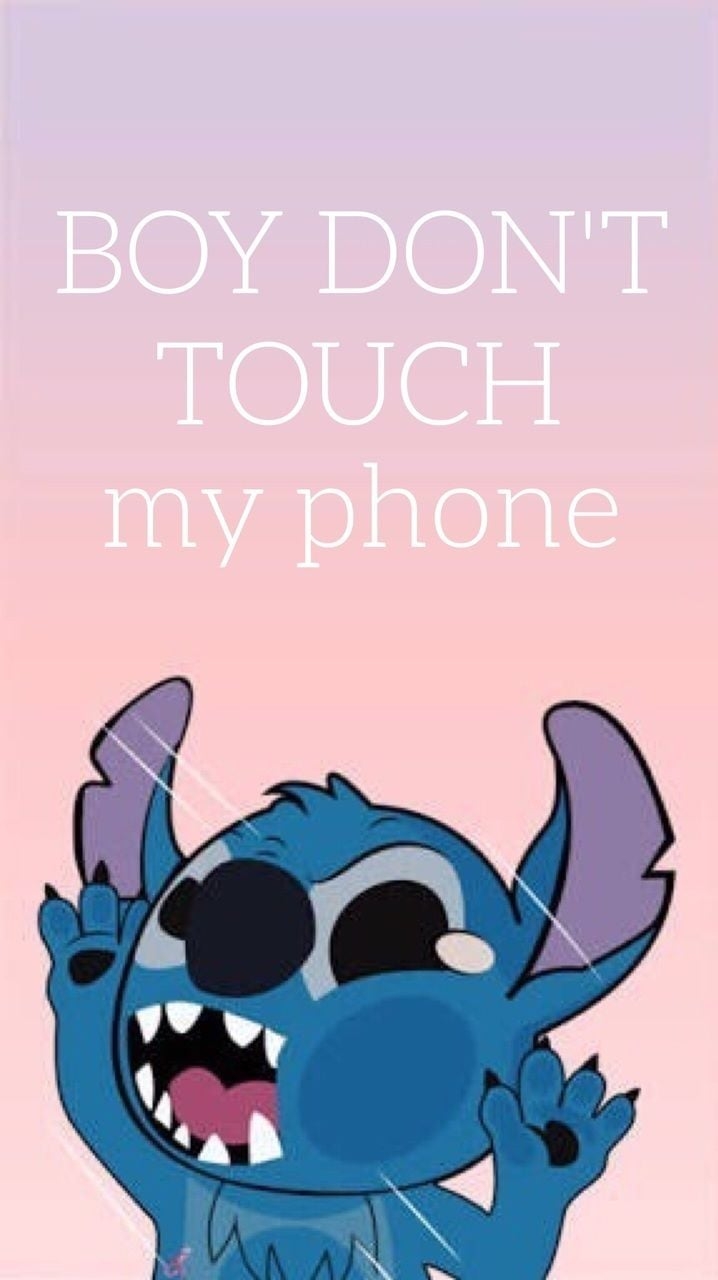 720x1280 Don't Touch My Phone Stitch Wallpaper, Phone