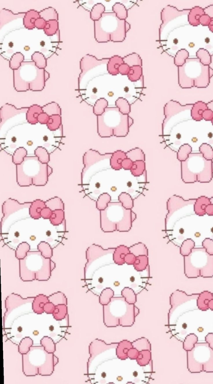 740x1330 Pink Wallpaper Hello Kitty Aesthetic Wallpaper, Phone