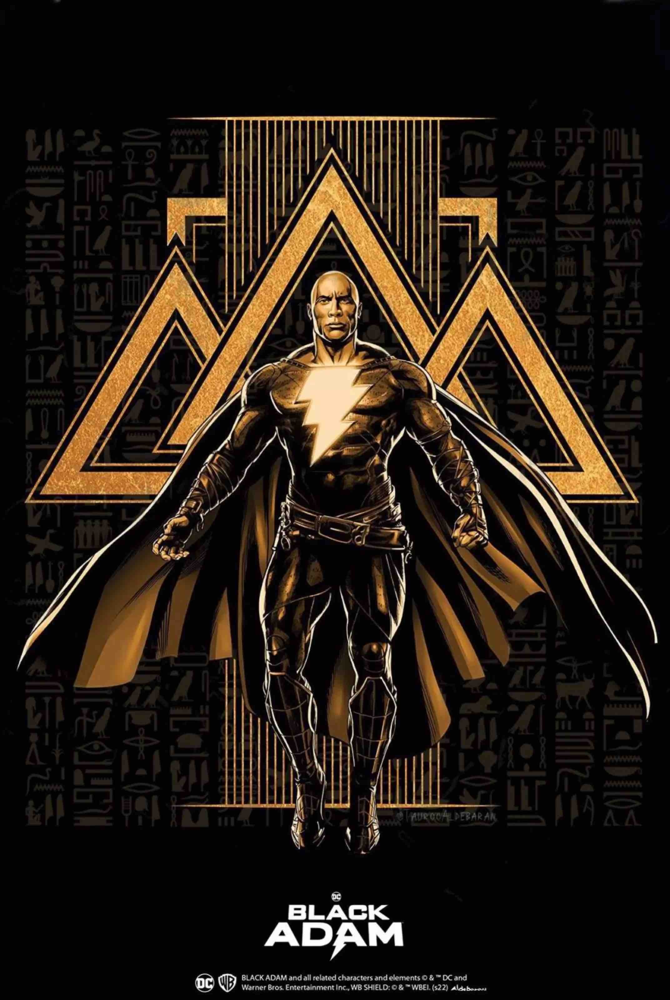 2150x3200 BLACK ADAM (2022) Dwayne Johnson's DC antihero with first trailer and MANIA, Phone