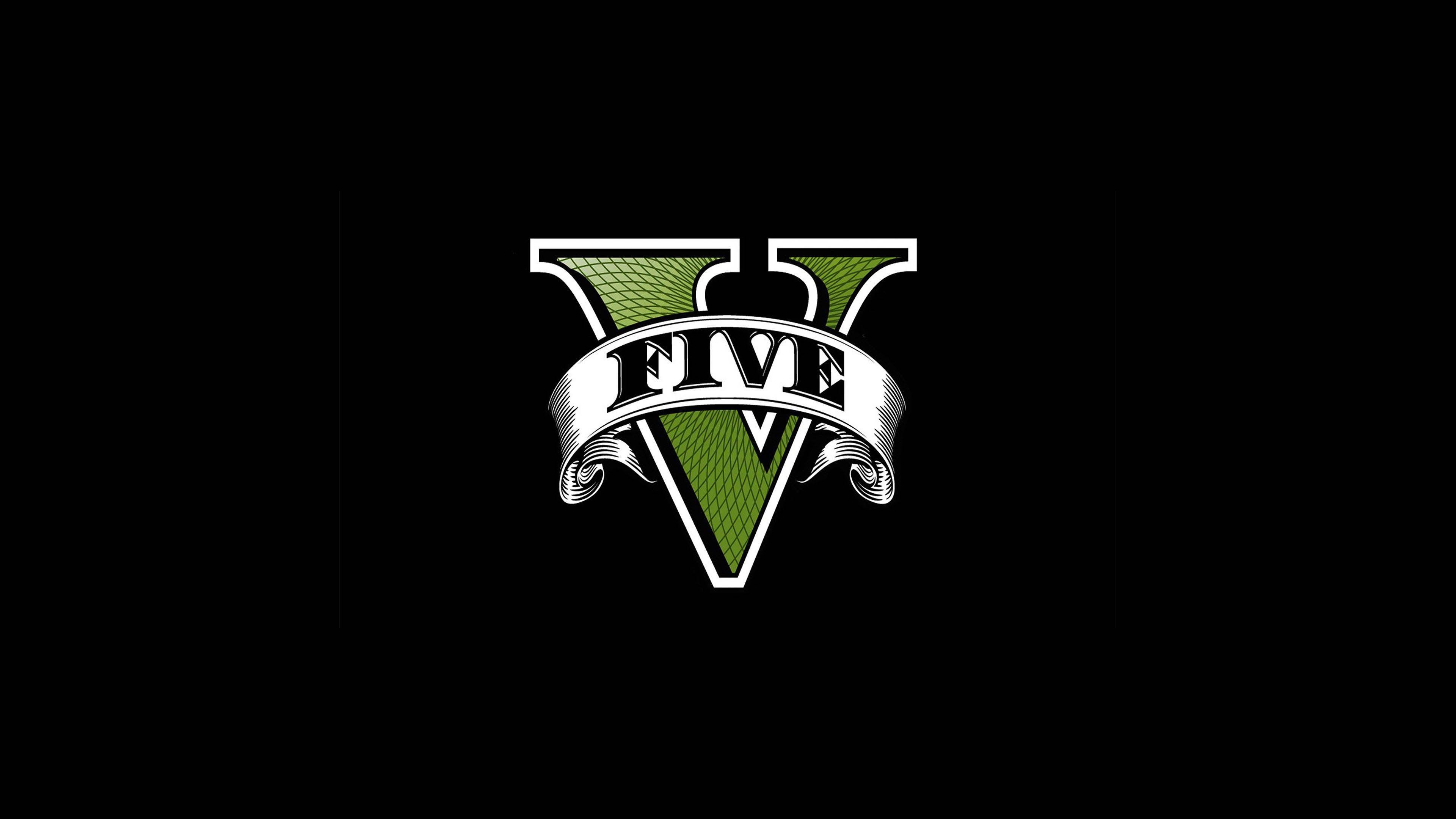 3840x2160 GTA 5 Five Logo  wallpaper. Best Games Of All Times. Gta, Desktop