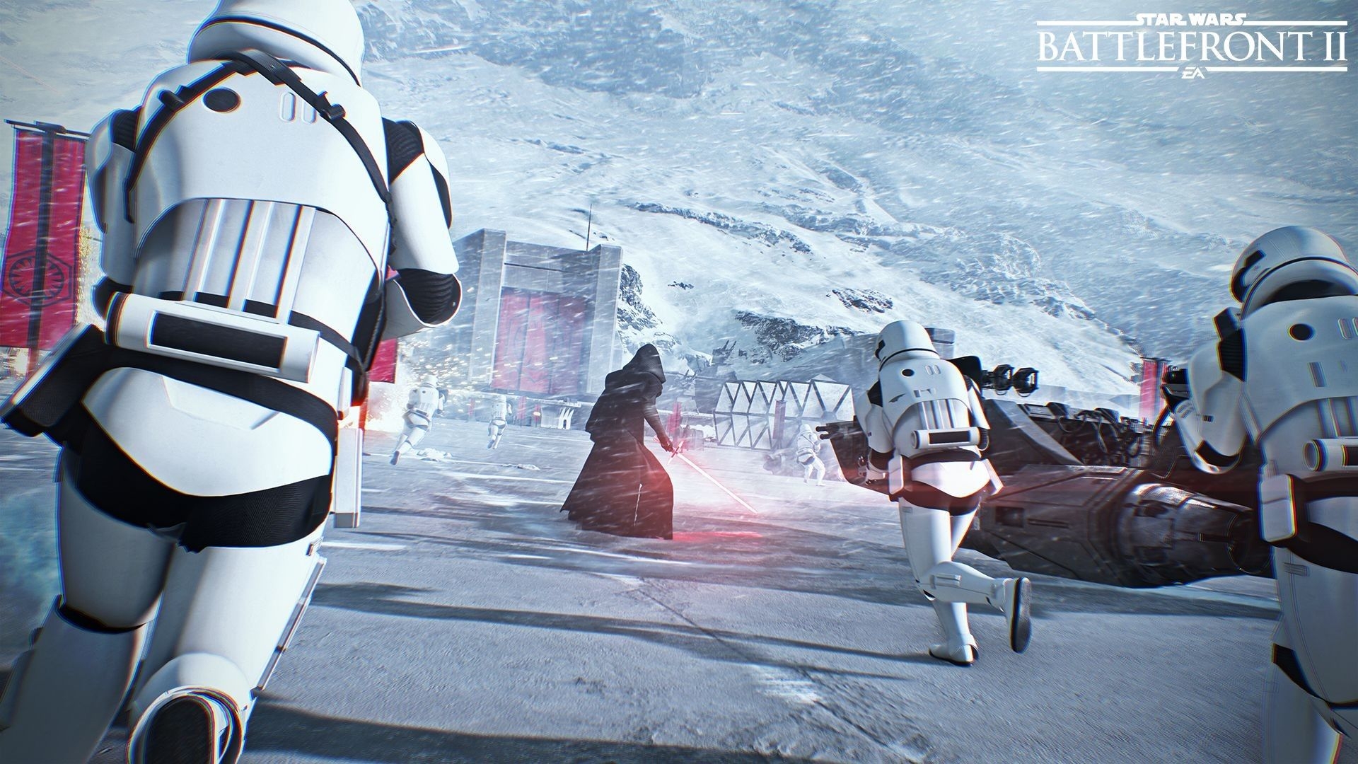 1920x1080 Wallpaper, Starkiller Base, First Order, stormtrooper, Star Wars Battlefront II, First Order Trooper, Desktop