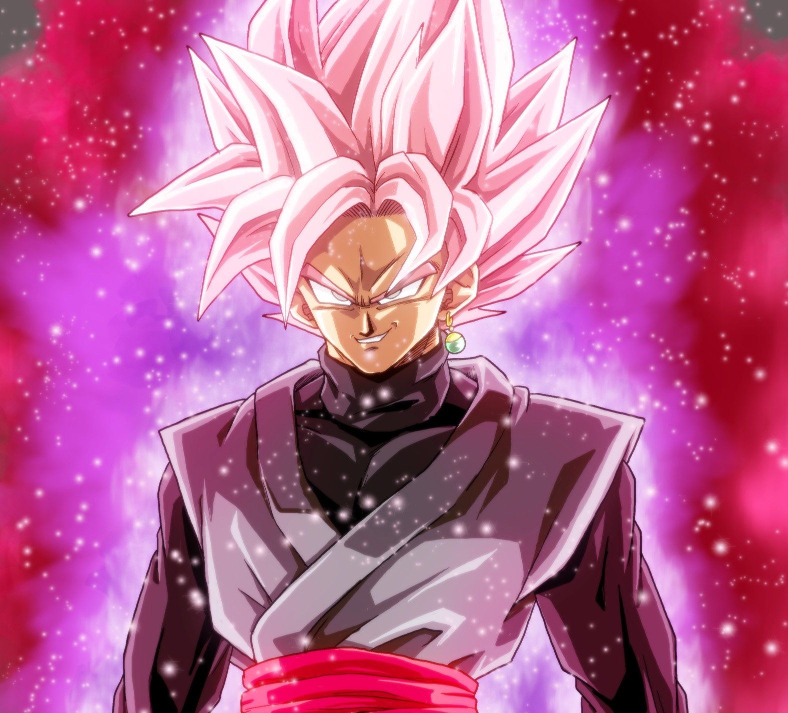 1580x1430 Super Saiyan Rosé Goku Black by 神島かのん. Anime, Dragon ball, Dragon ball gt, Desktop