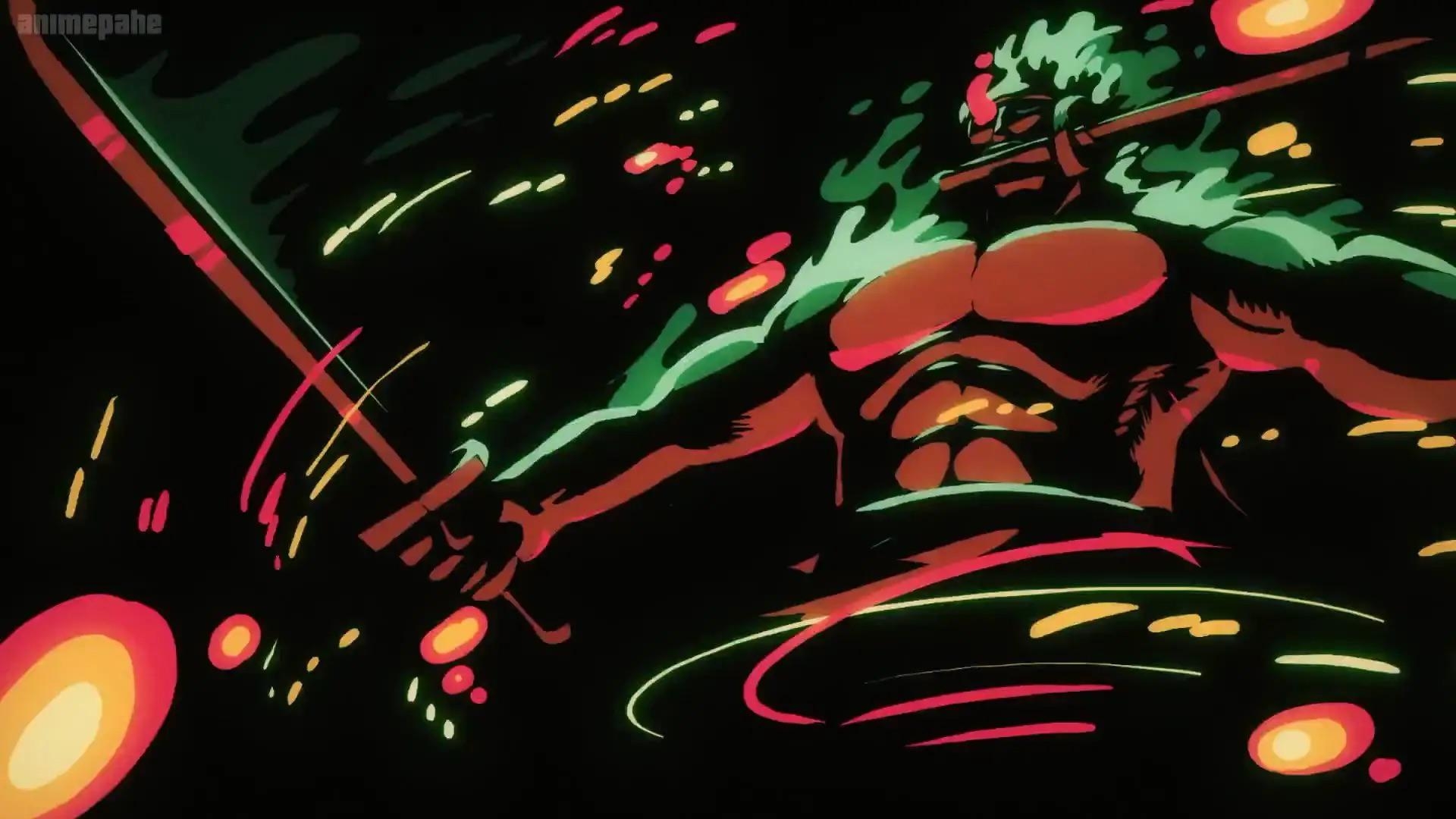 1920x1080 Some impact frames of Zoro vs King, r, Desktop