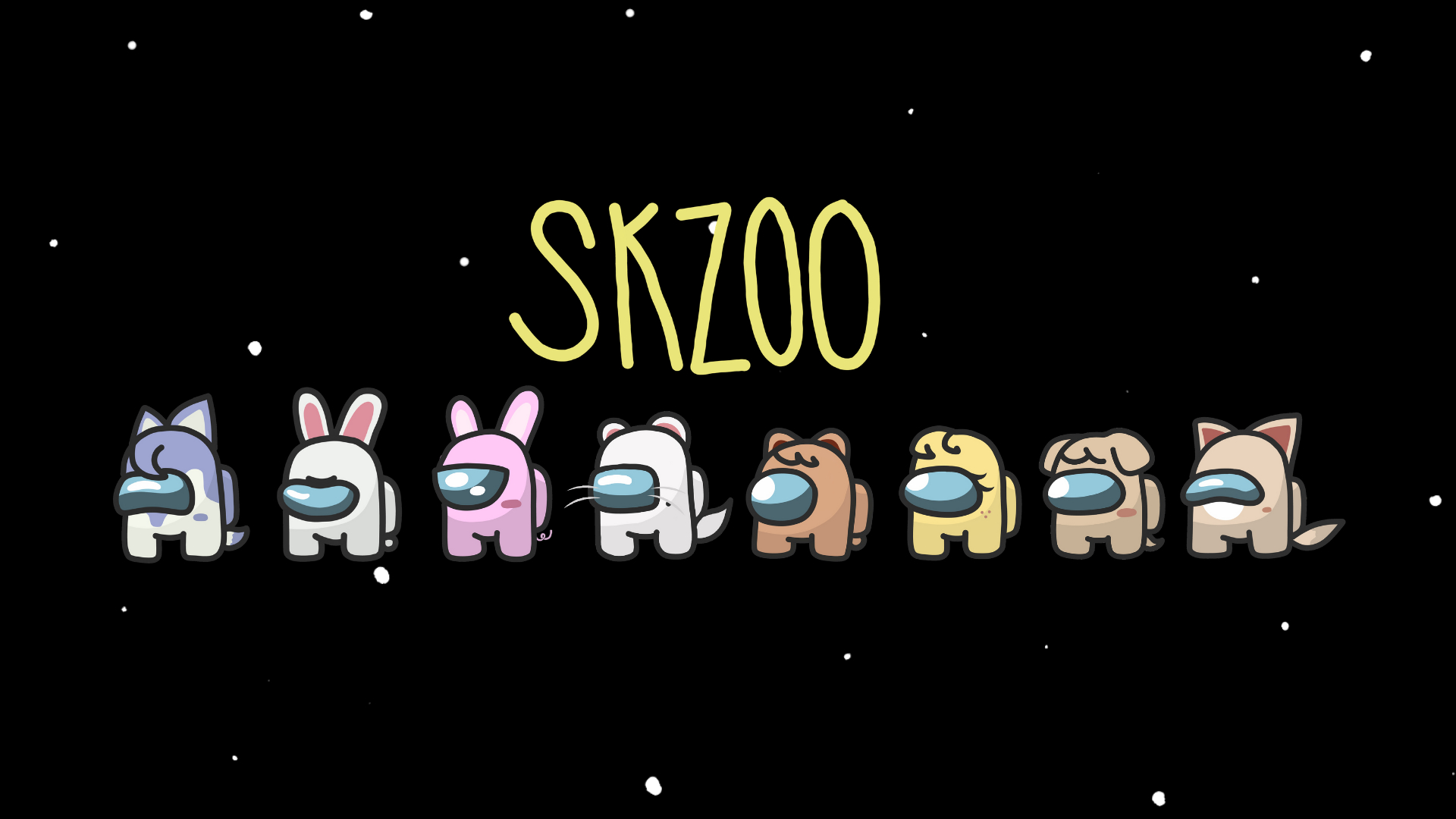 1920x1080 SKZOO as Among Us // Fanart, Desktop