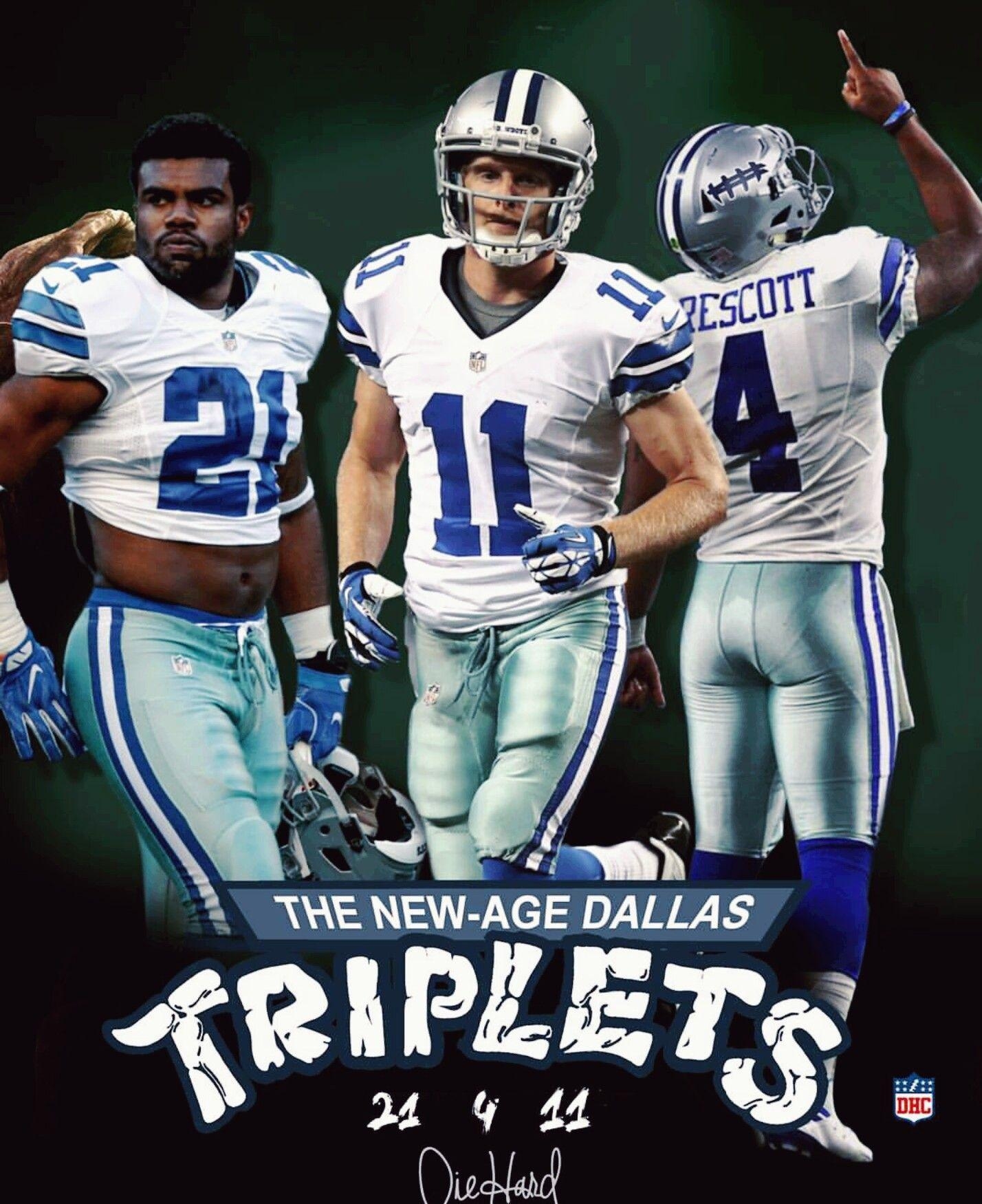 1430x1750 Ezekiel Elliott, Cole Beasley & Dak Prescott. NFL: Dallas Cowboys, Phone