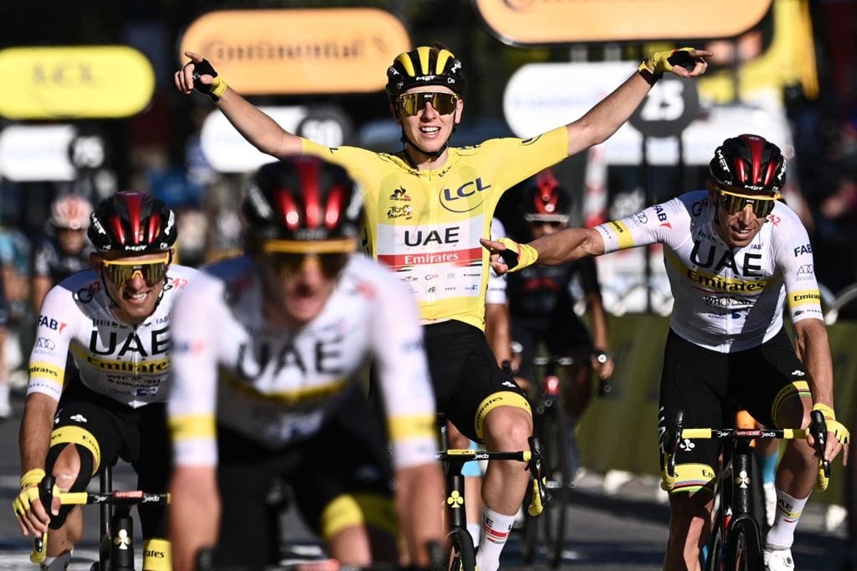 1200x800 Tour de France 2021: Tadej Pogacar wins when Mark Cavendish is only missing in the stage record, Desktop