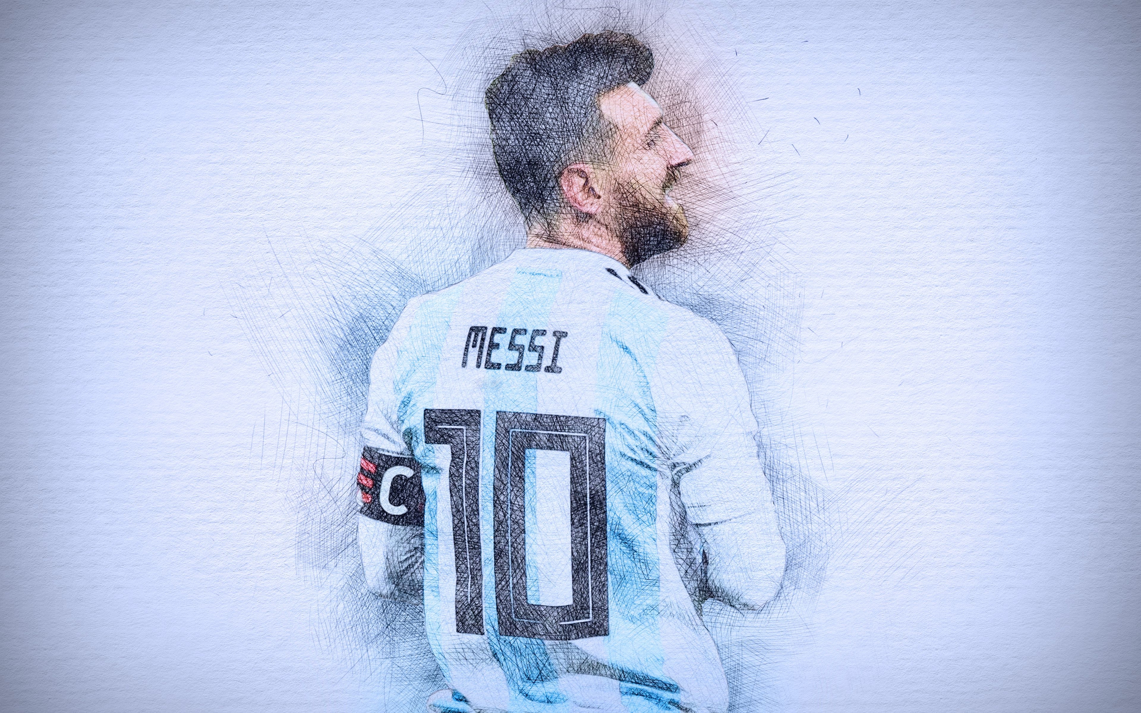 3840x2400 Lionel Messi Argentina Wallpaper, HD Lionel Messi Argentina Background on WallpaperBat, Desktop