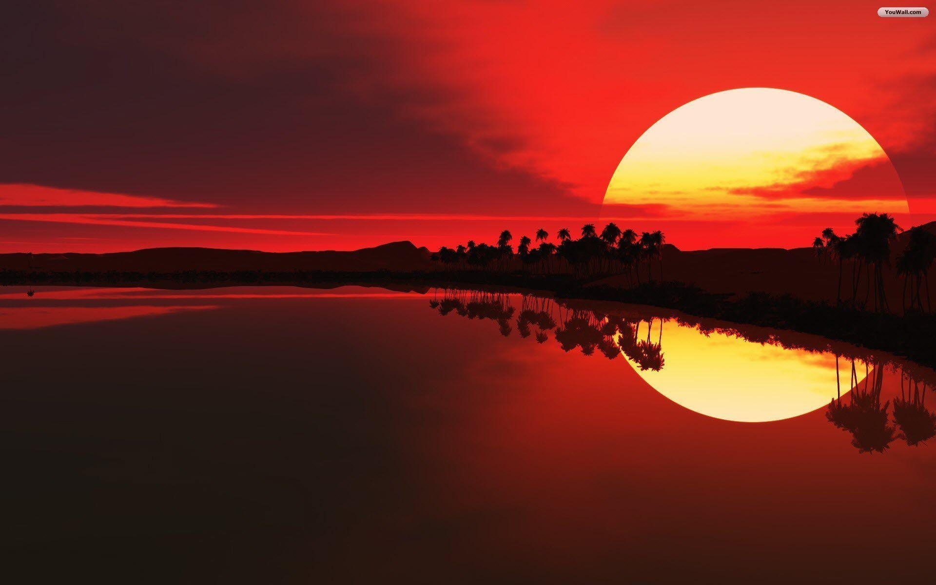 1920x1200 African Sunset wallpaper, Desktop