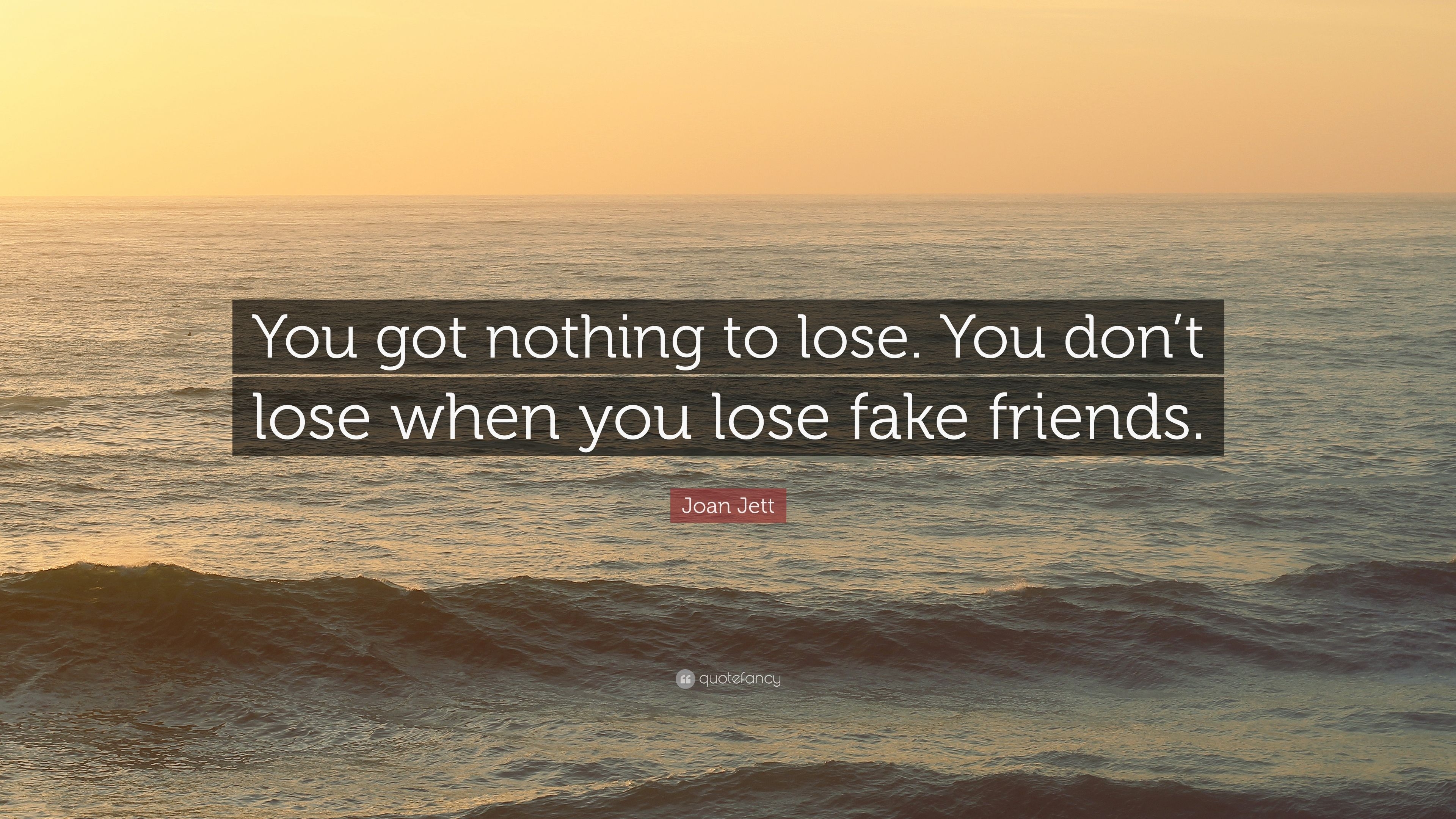 3840x2160 Joan Jett Quote: “You got nothing to lose. You don't lose when you, Desktop