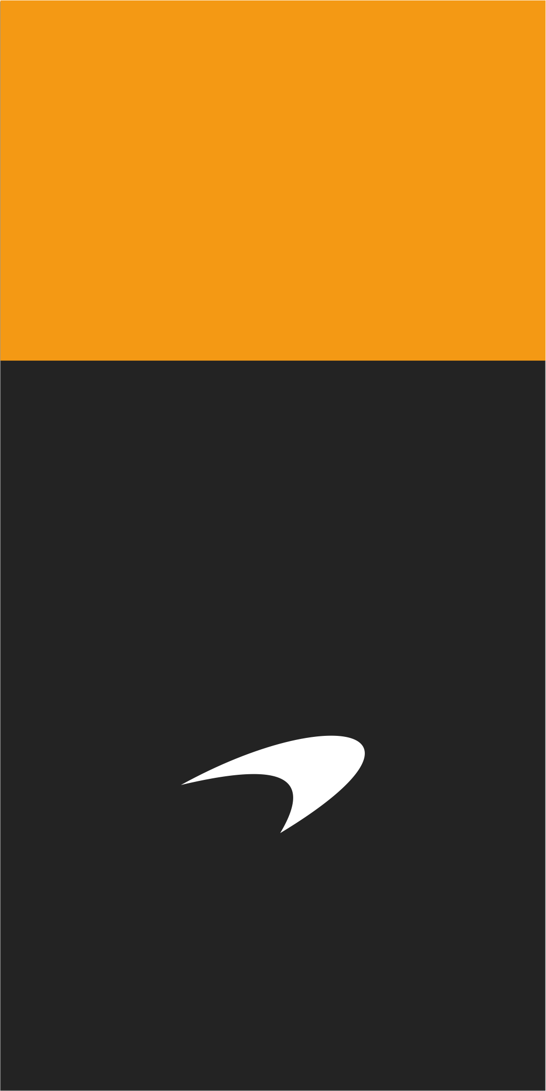 1070x2140 Mclaren Orange Logo Wallpaper, Phone