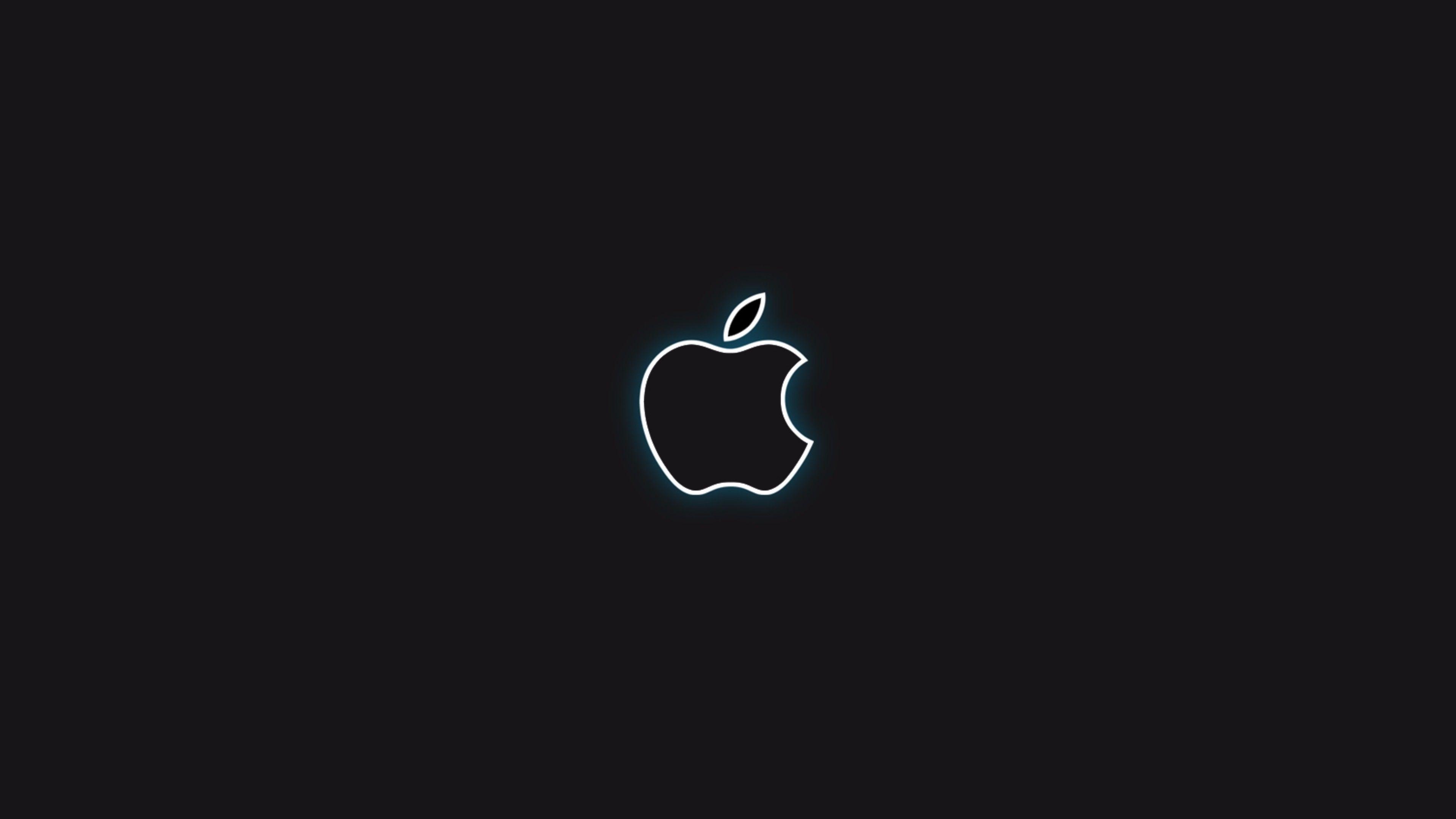 3840x2160 Black Apple Logo 4K Wallpaper. Free 4K Wallpaper, Desktop