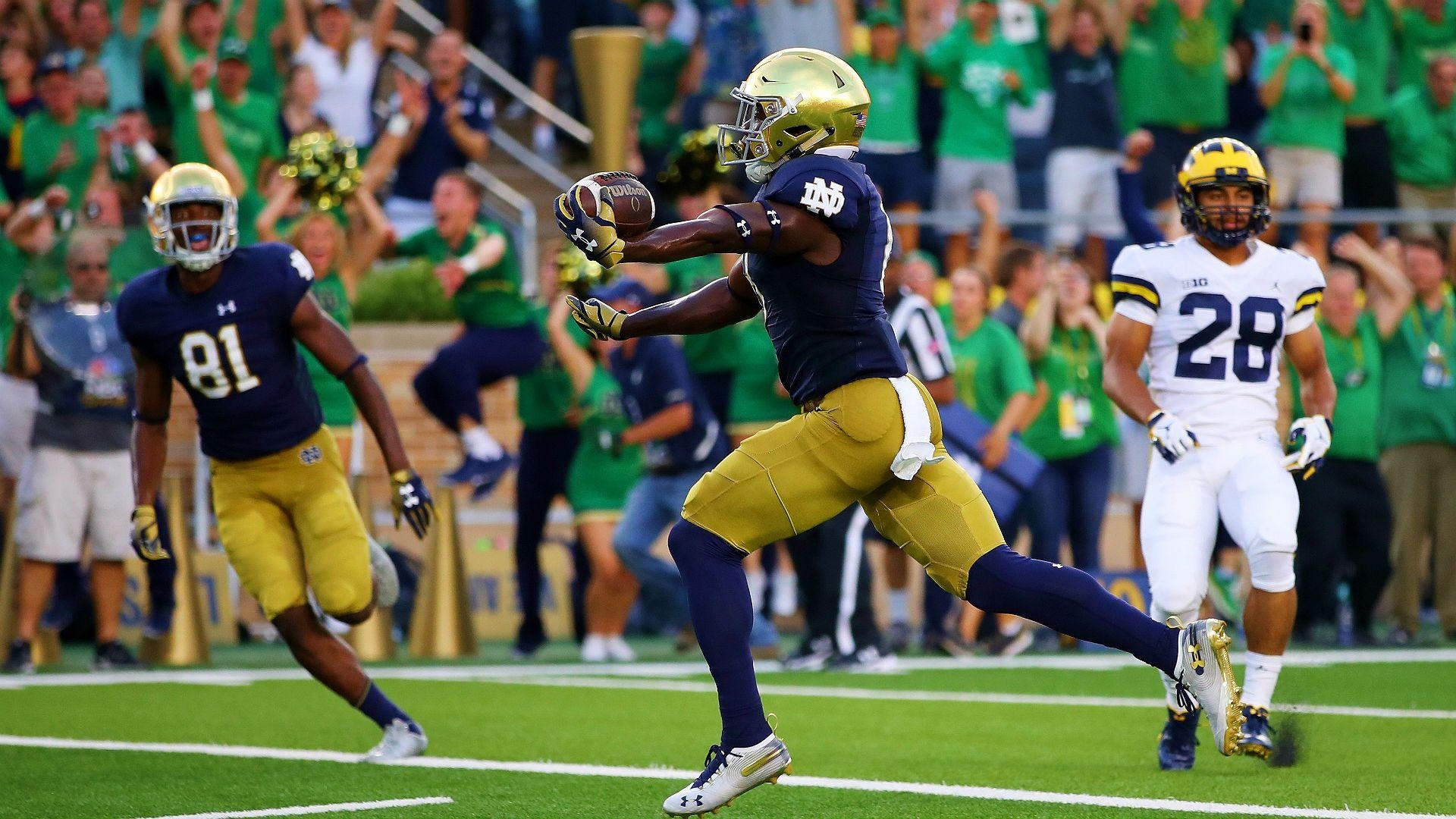 1920x1080 Notre Dame holds off Michigan: Highlights, scores from South Bend, Desktop