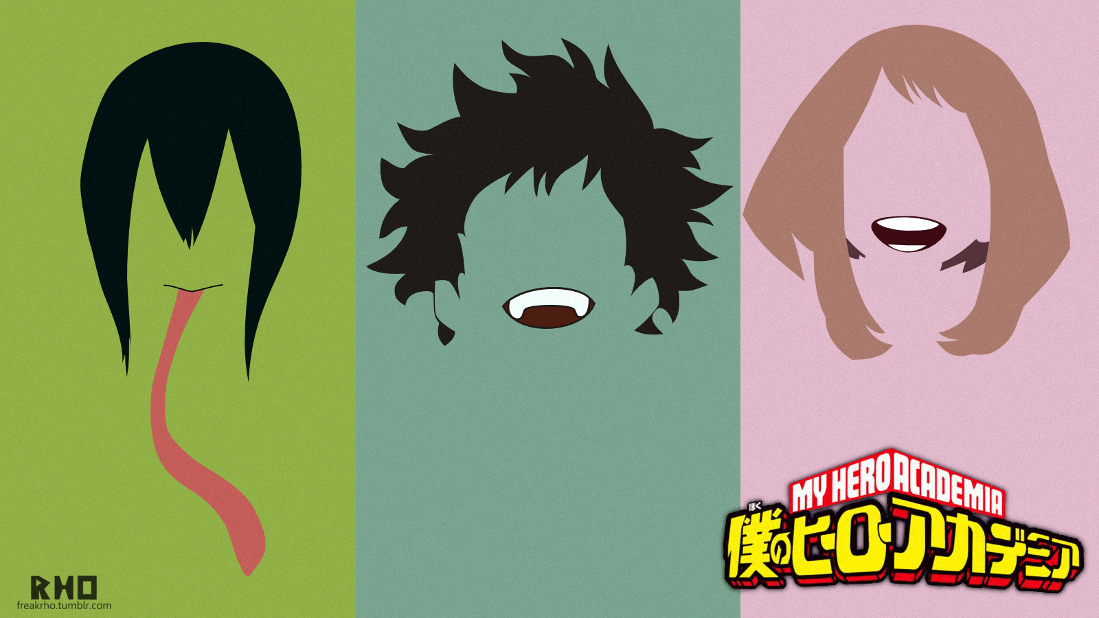 1600x900 Boku no hero academia minimal wallpaper, Desktop