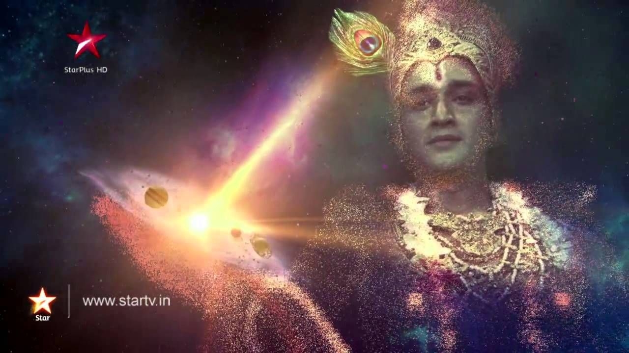 1280x720 Krishna reveals his Vishwaroop to Arjun. Krishna, Lord krishna image, Lord krishna wallpaper, Desktop