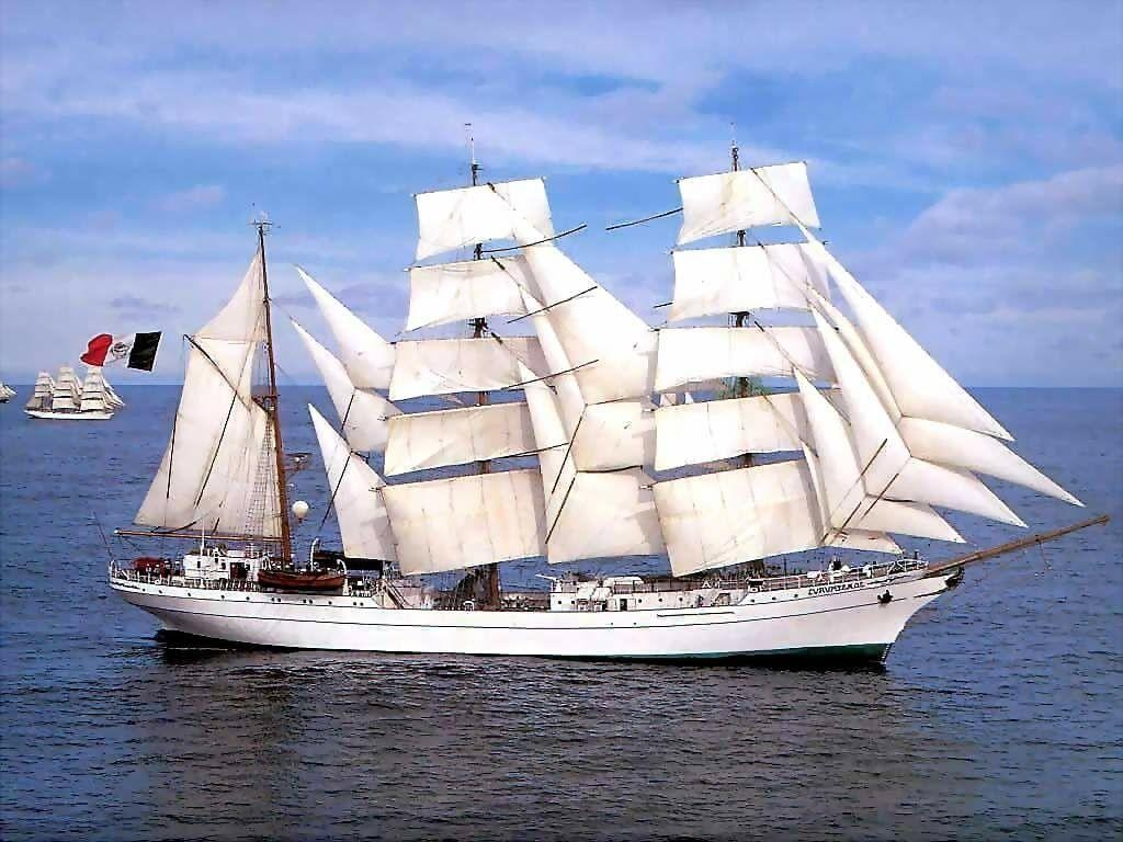 1030x770 Cuauhtemoc Tallship Wallpaper Image featuring Boats, Desktop