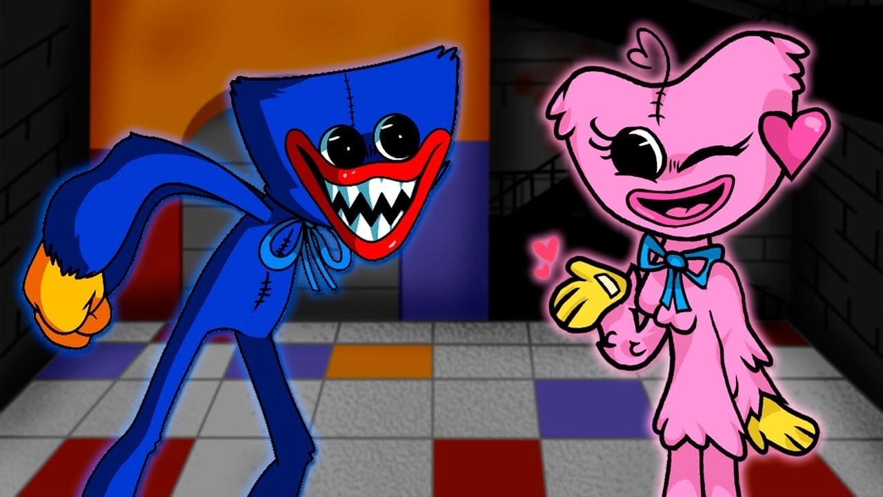 1280x720 FNF: Huggy Wuggy and Kissy Missy Sings Playtime Mod, Desktop