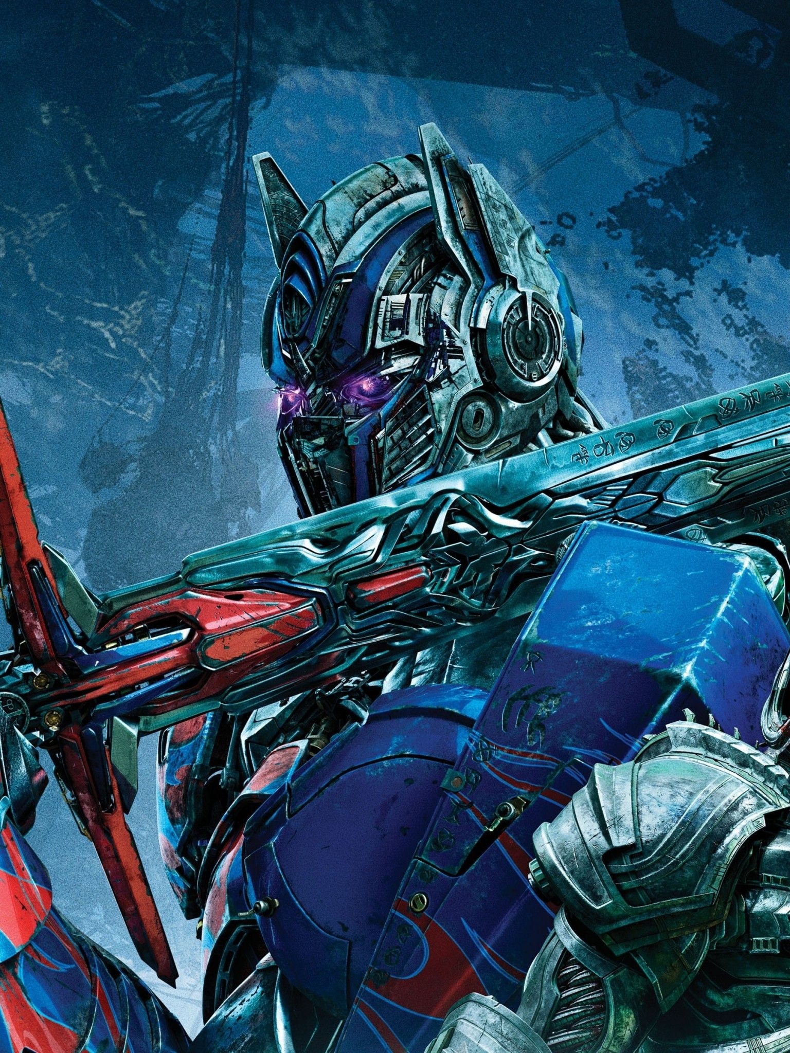 1540x2050 Download  Optimus Prime, Transformers: The Last Knight, Sword Wallpaper for Apple iPad Mini, Apple IPad 4, Phone