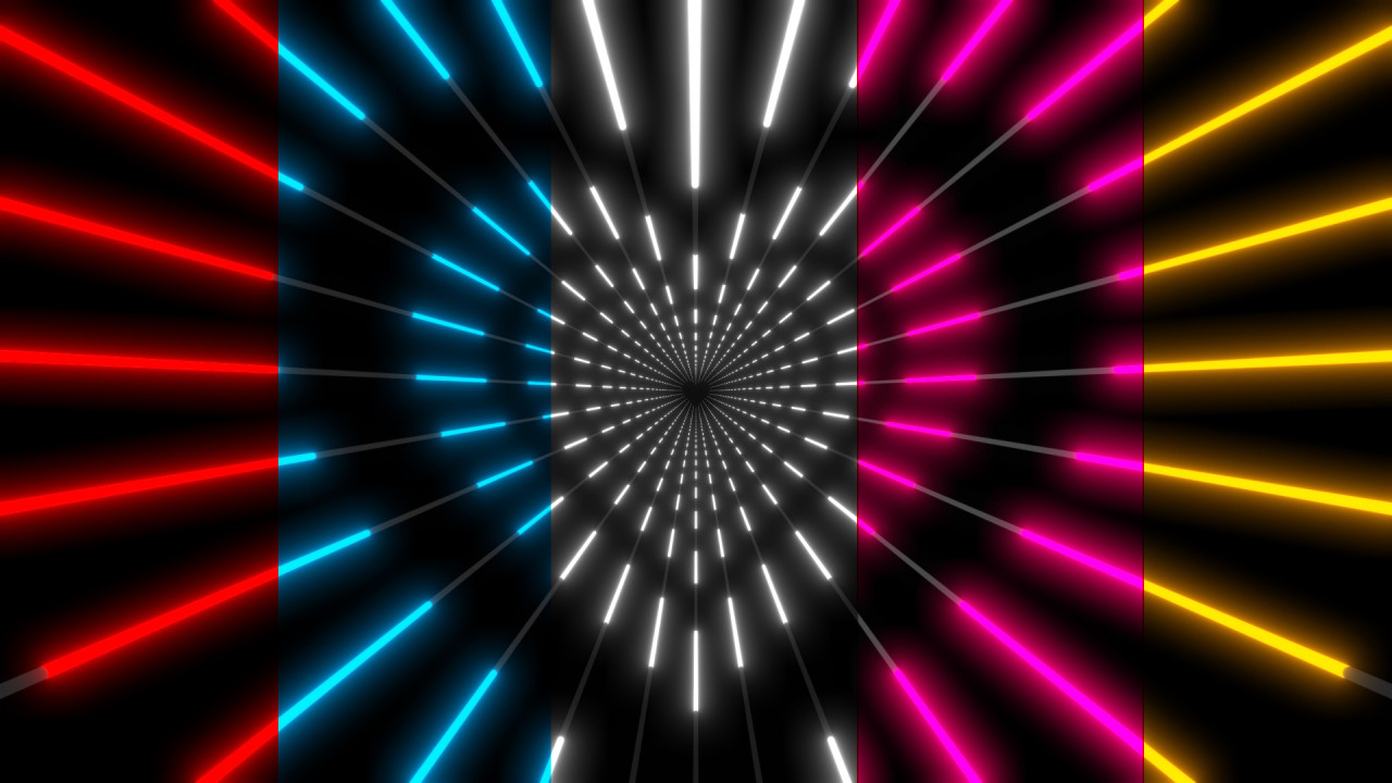 1280x720 Neon Heart Tunnel Pack Motion Graphics, Desktop