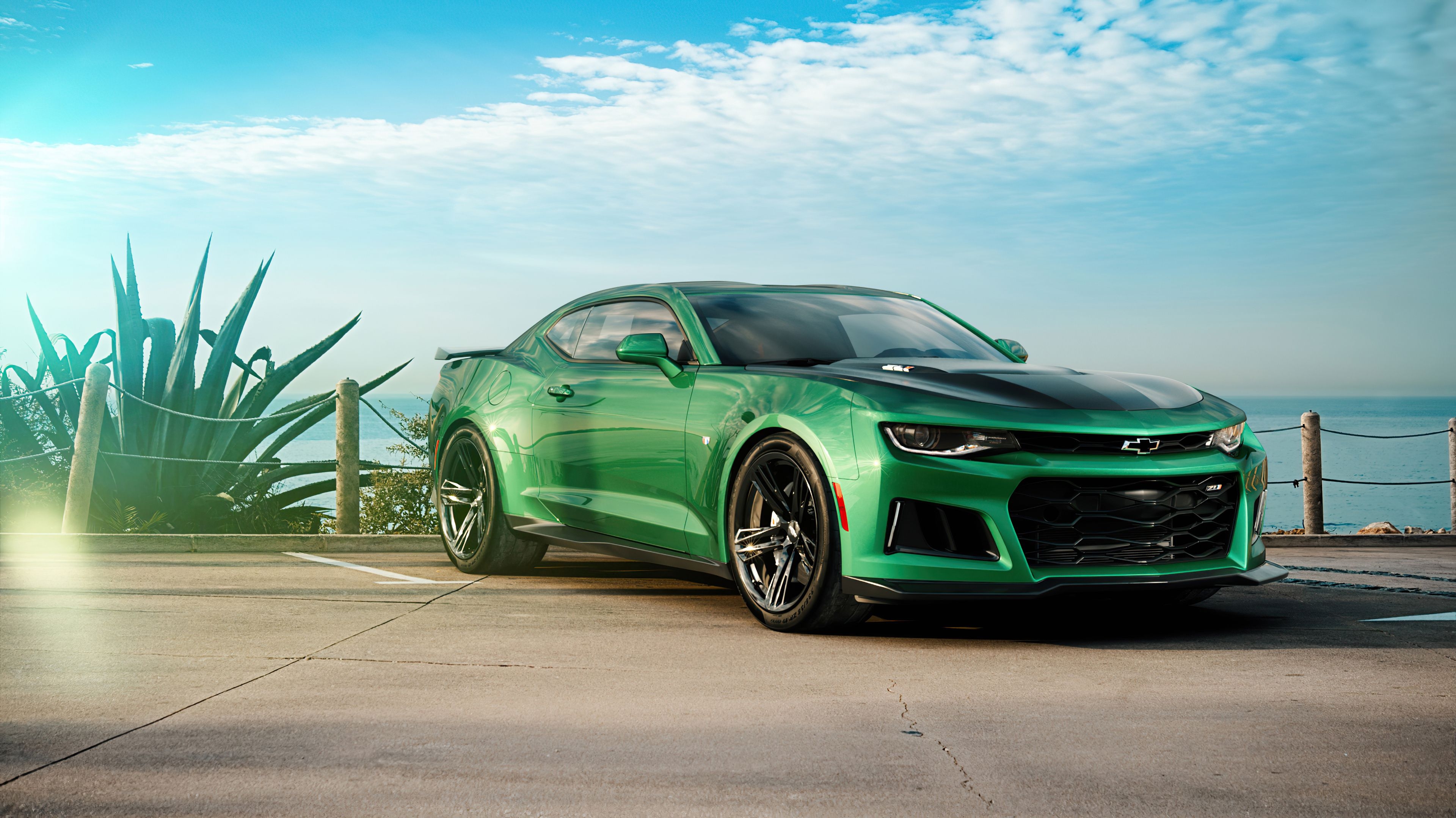 3840x2160 Green Camaro 4k, HD Cars, 4k Wallpaper, Image, Background, Photo and Picture, Desktop