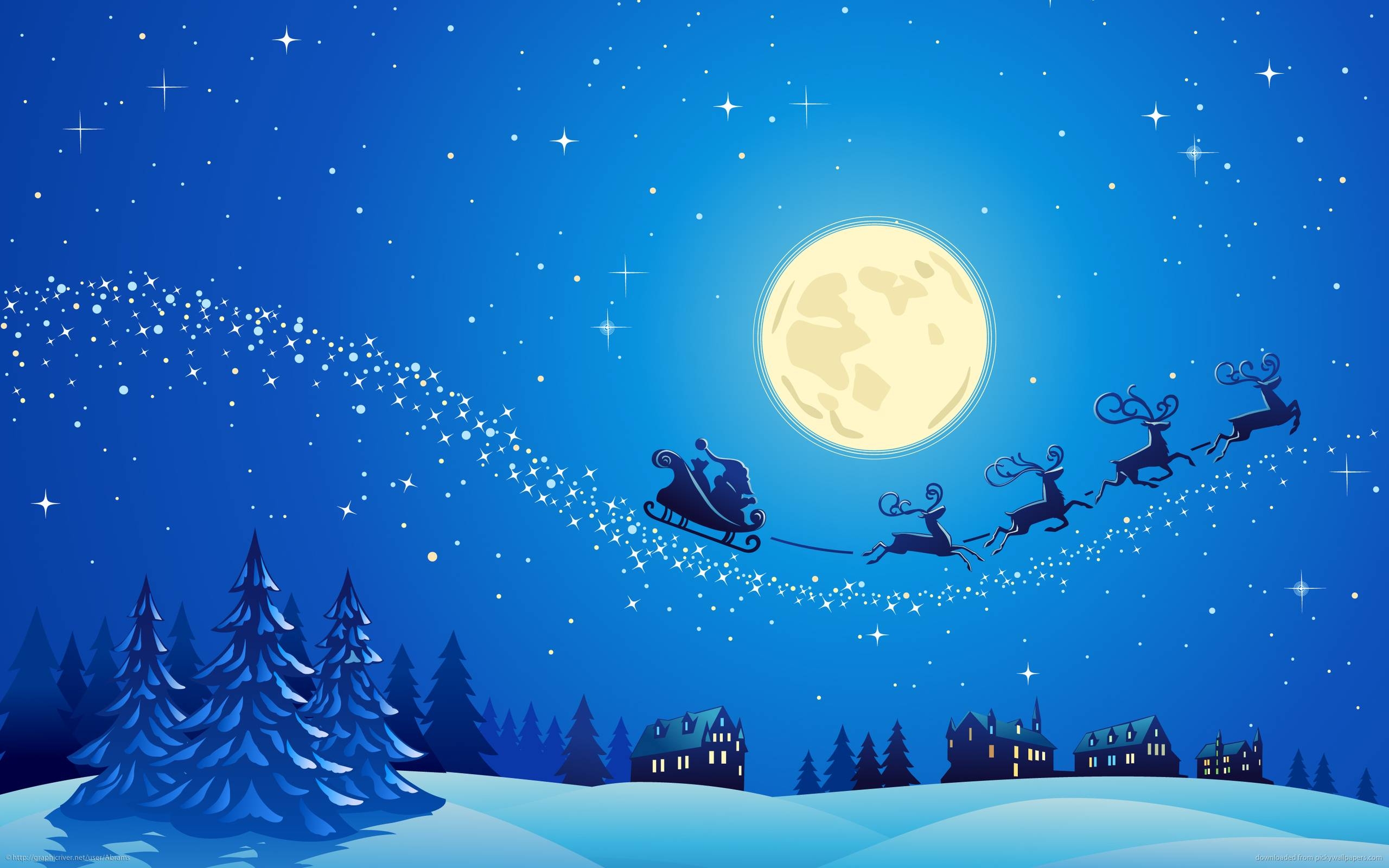 2560x1600 Christmas Night Wallpaper Free Christmas Night Background, Desktop