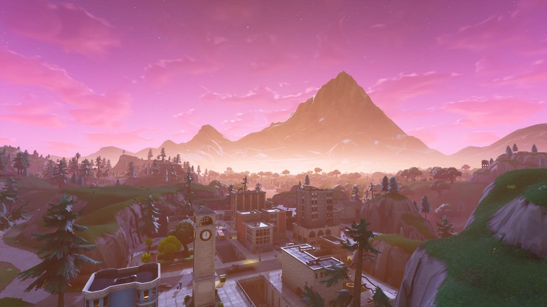 1920x1080 Tilted Towers Background, Desktop