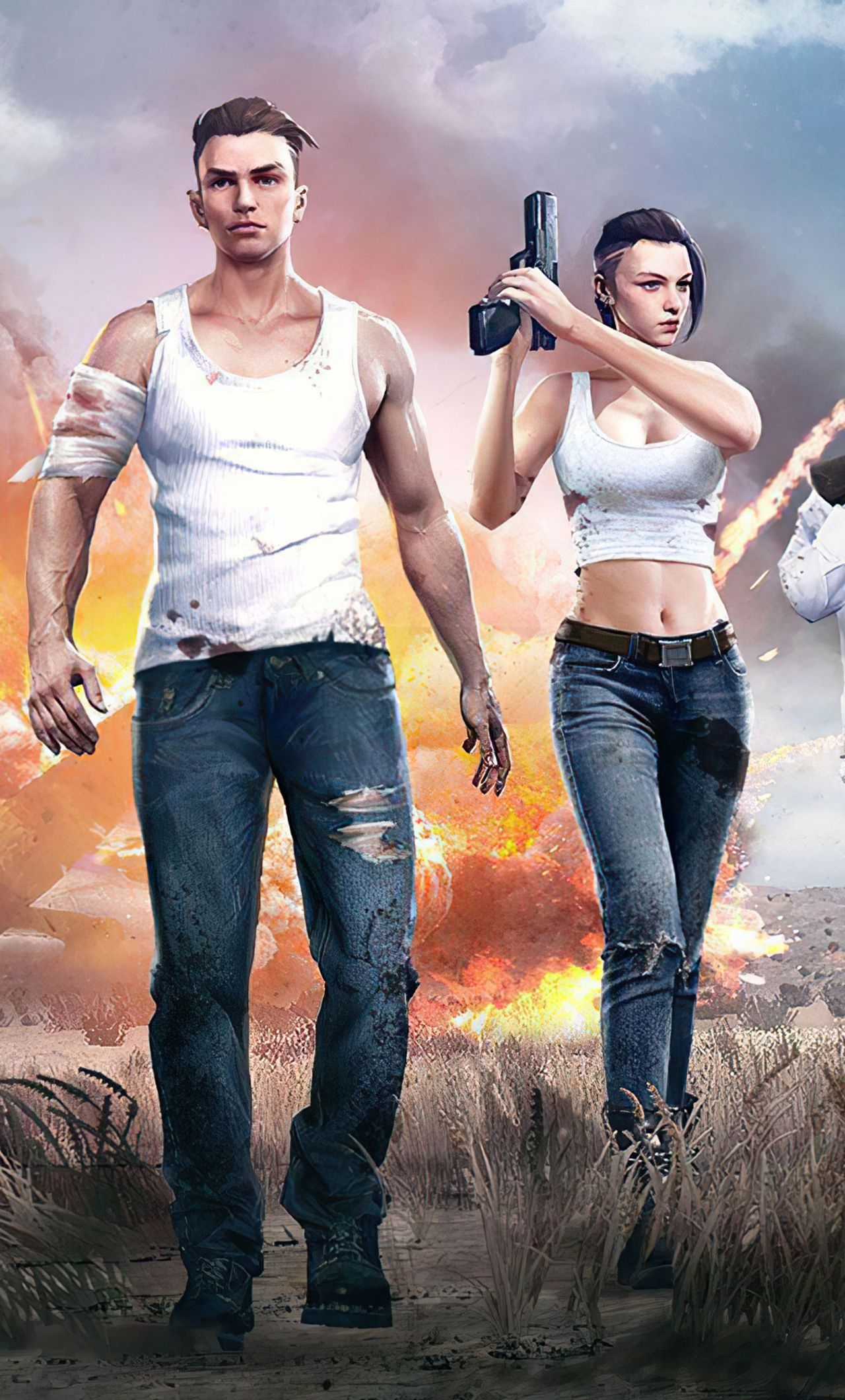 1280x2120 Garena Free Fire Team iPhone.hdqwalls.com, Phone